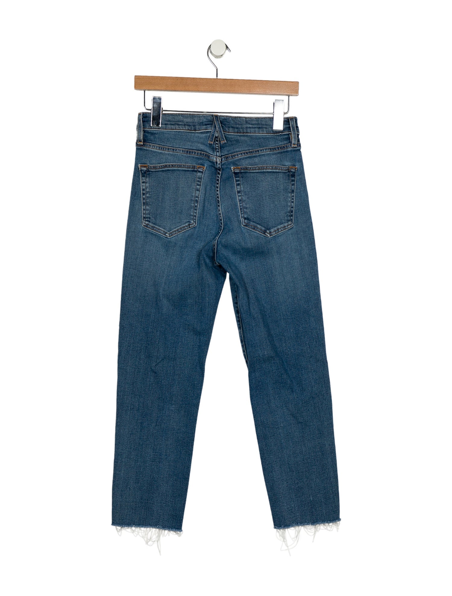 SLVRLAKE High-Rise Straight Leg Jeans