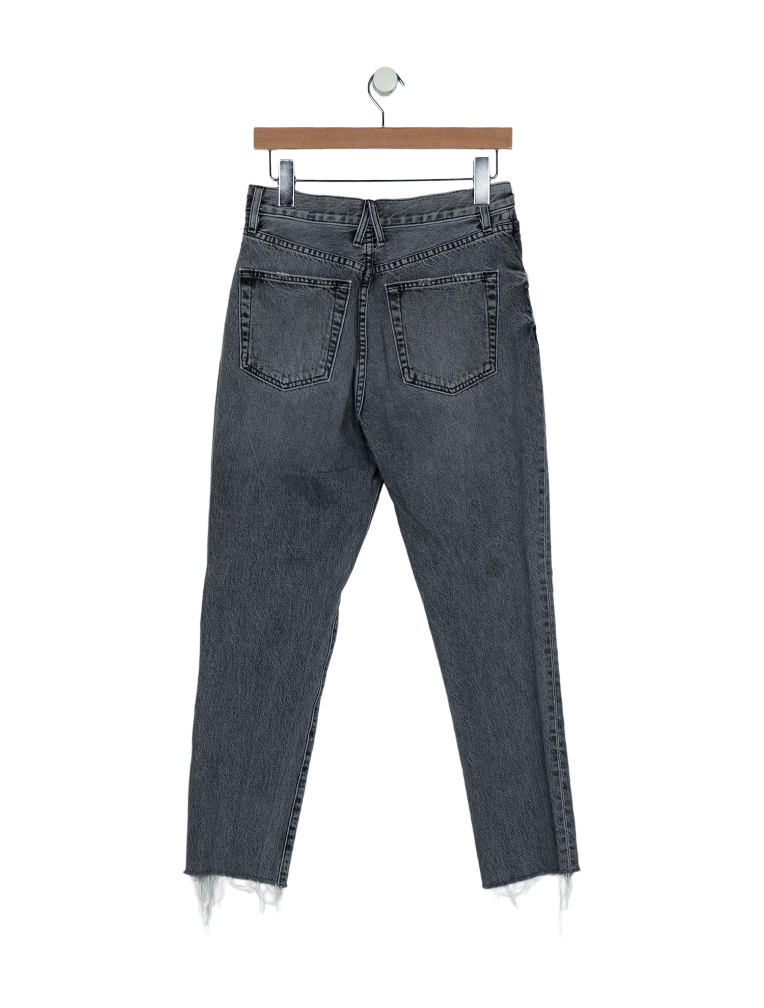 SLVRLAKE High-Rise Straight Leg Jeans