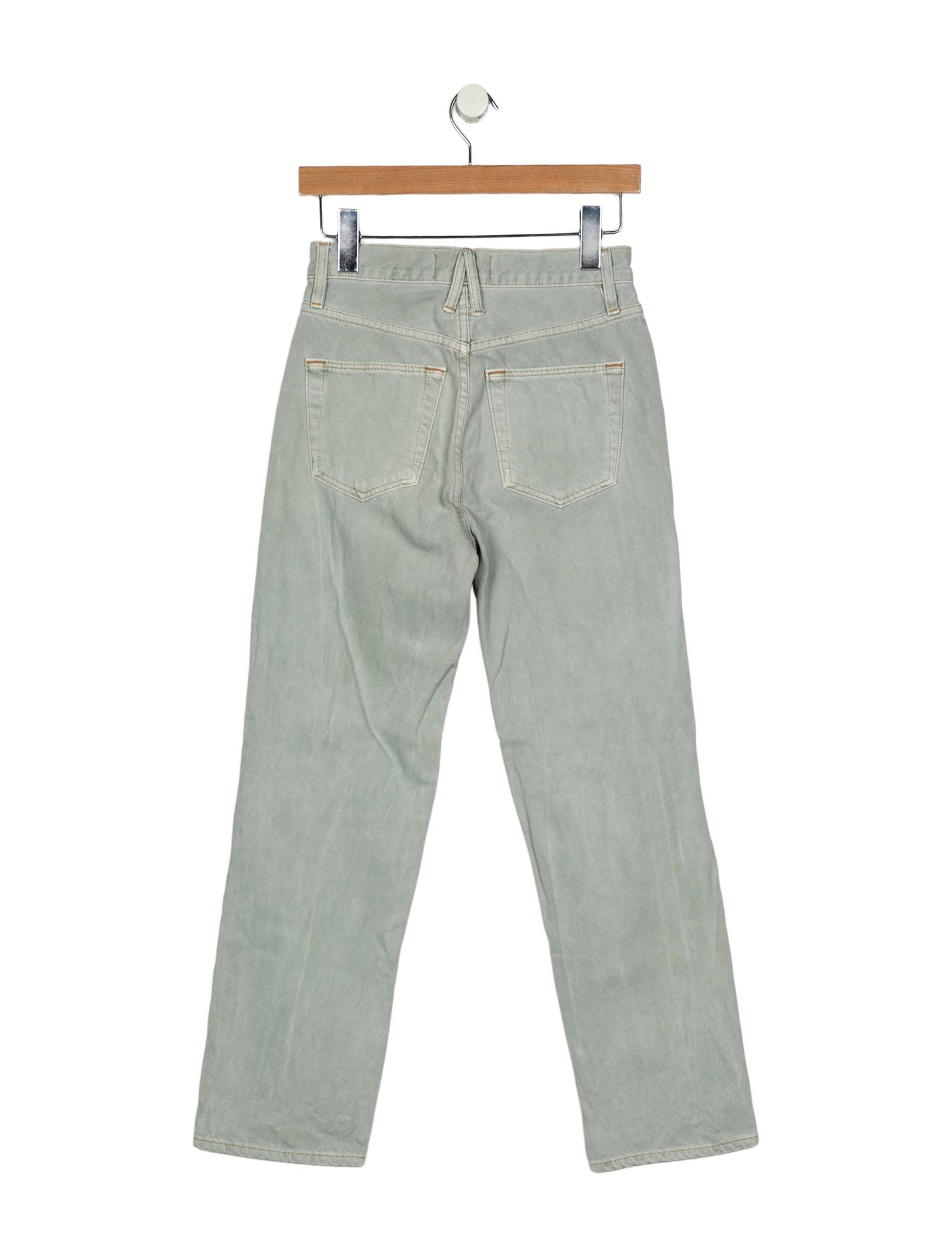 SLVRLAKE High-Rise Straight Leg Jeans