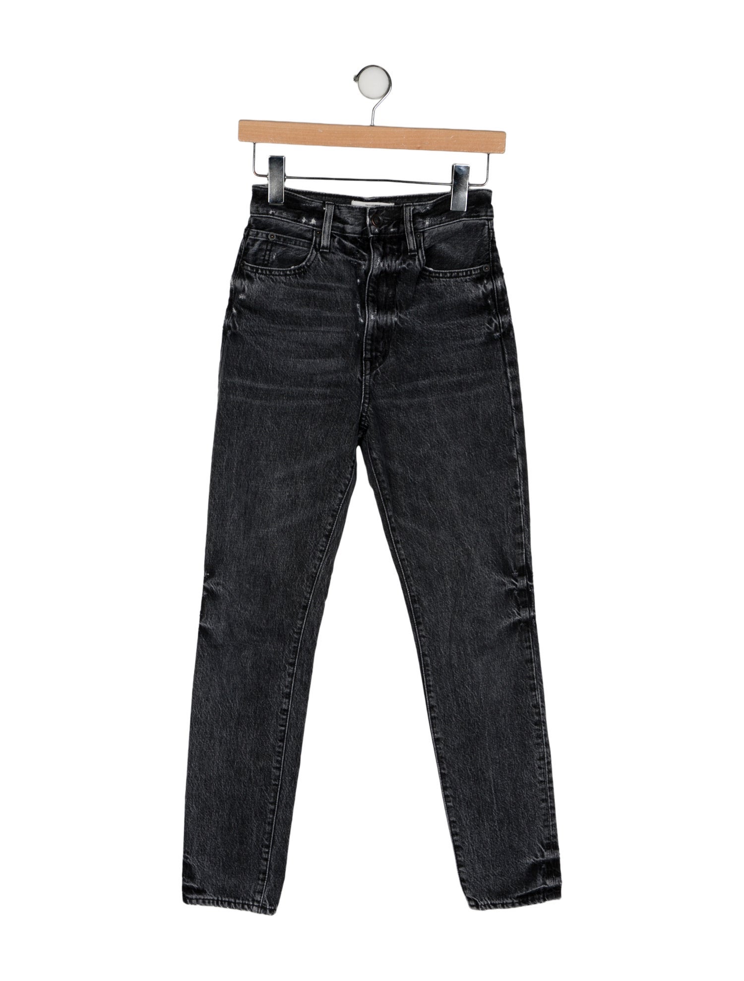 SLVRLAKE High-Rise Straight Leg Jeans