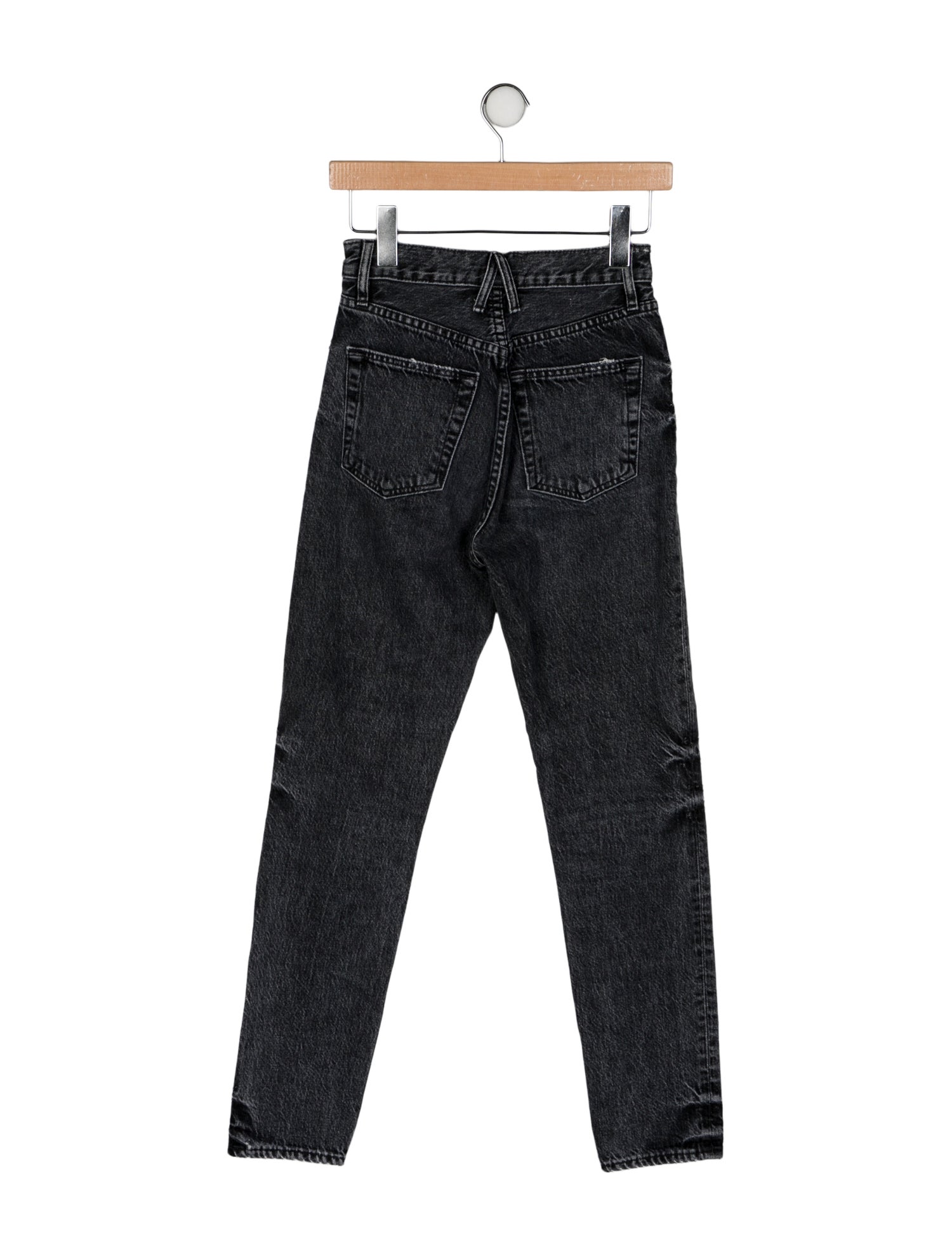 SLVRLAKE High-Rise Straight Leg Jeans