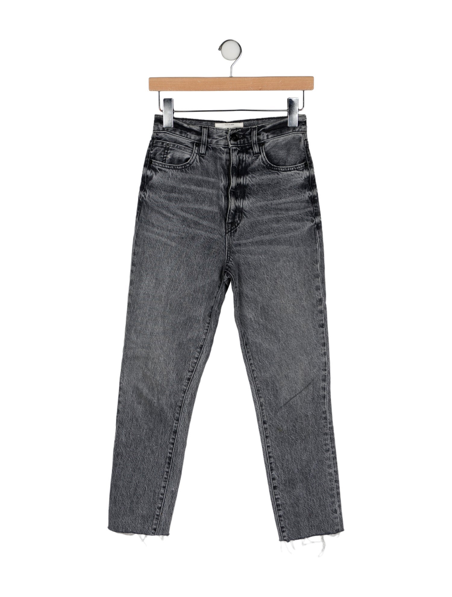 SLVRLAKE High-Rise Straight Leg Jeans