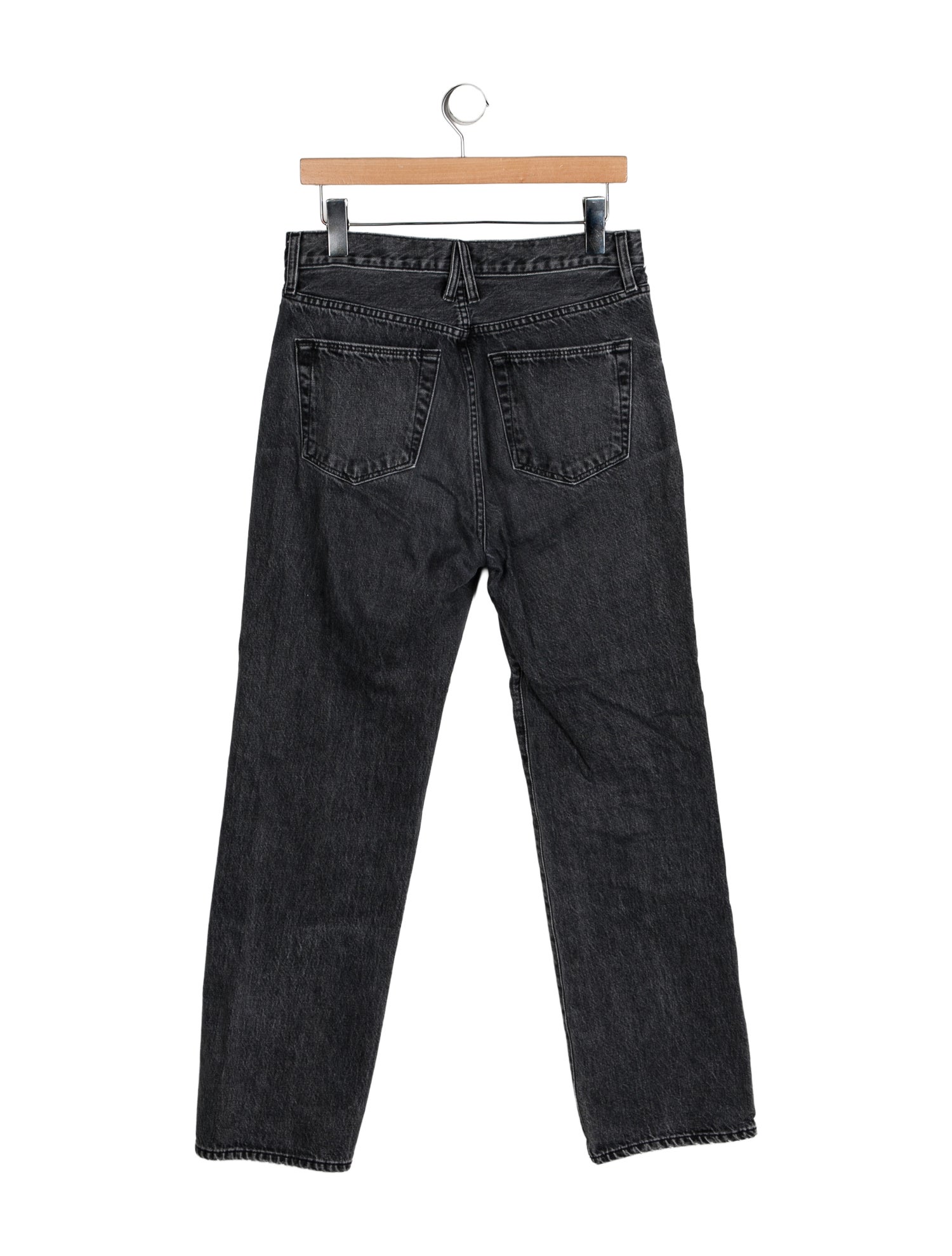 SLVRLAKE High-Rise Straight Leg Jeans