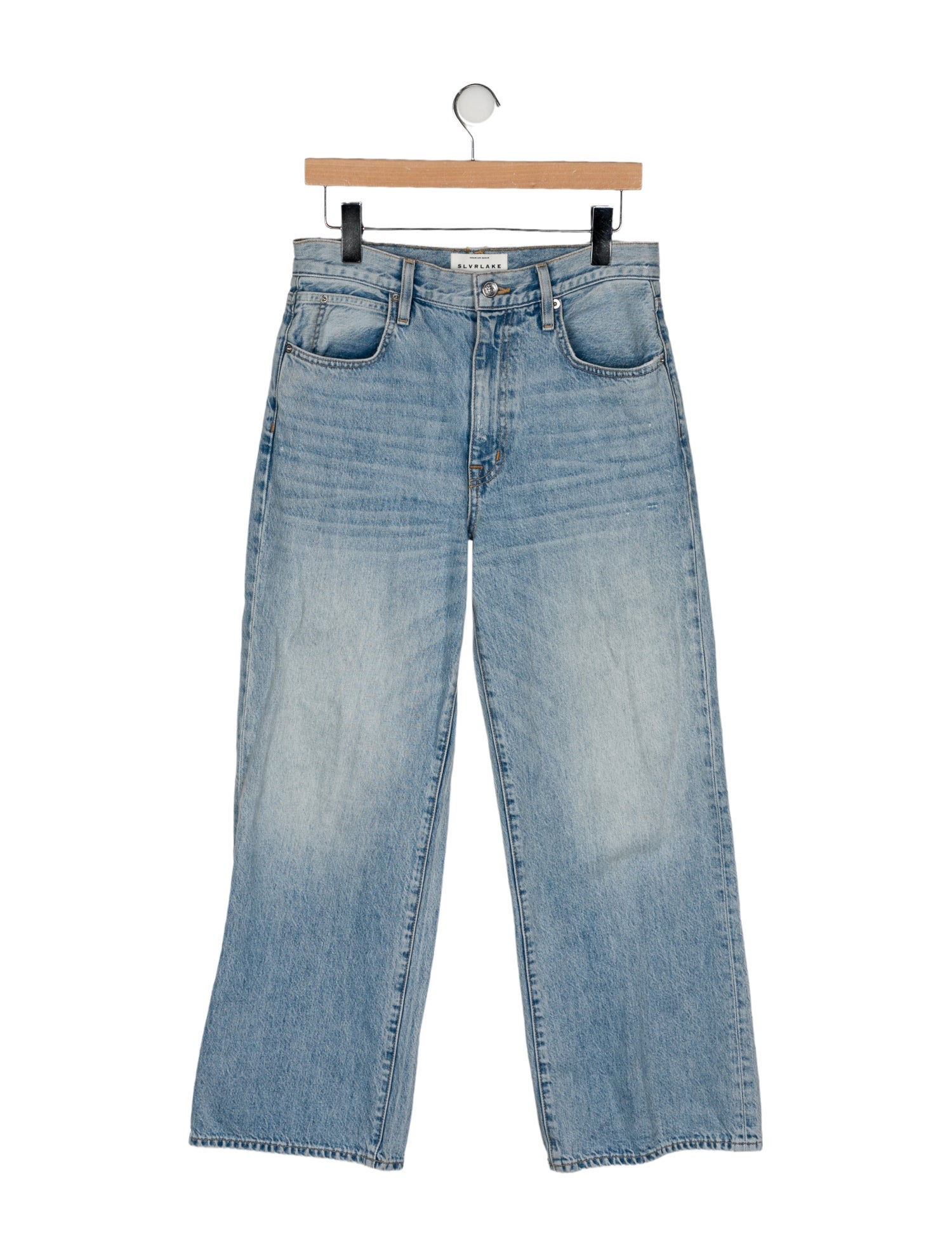 SLVRLAKE High-Rise Wide Leg Jeans