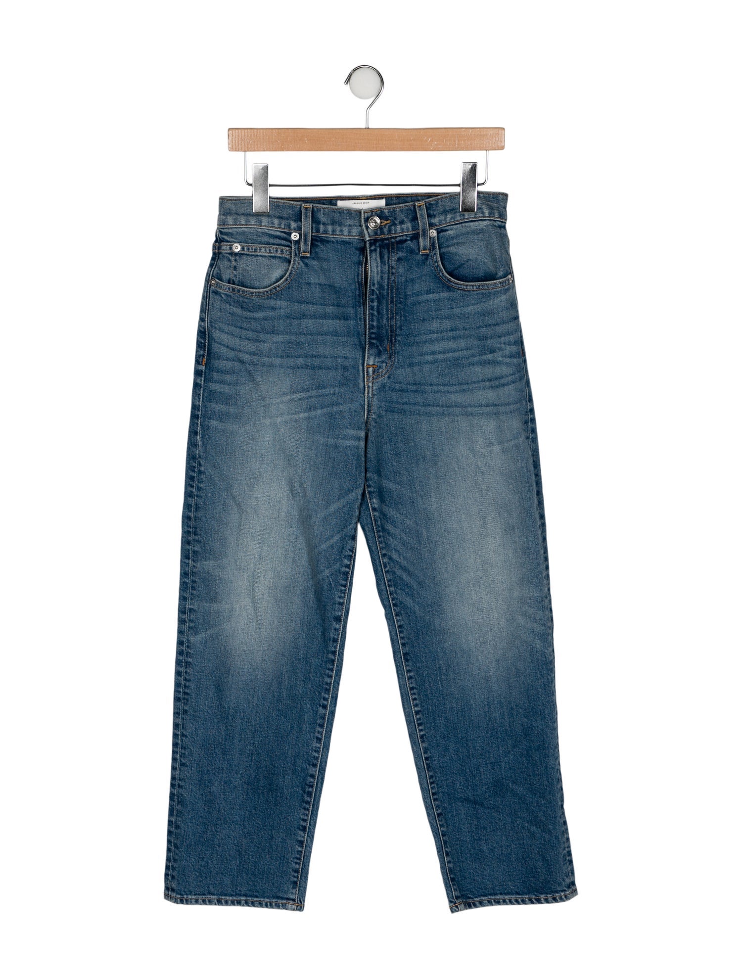 SLVRLAKE High-Rise Straight Leg Jeans