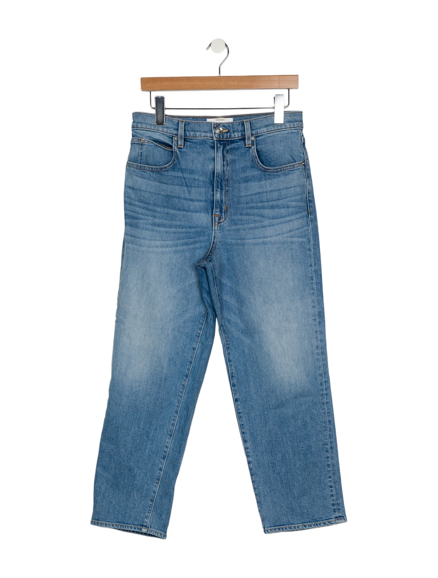 SLVRLAKE High-Rise Straight Leg Jeans