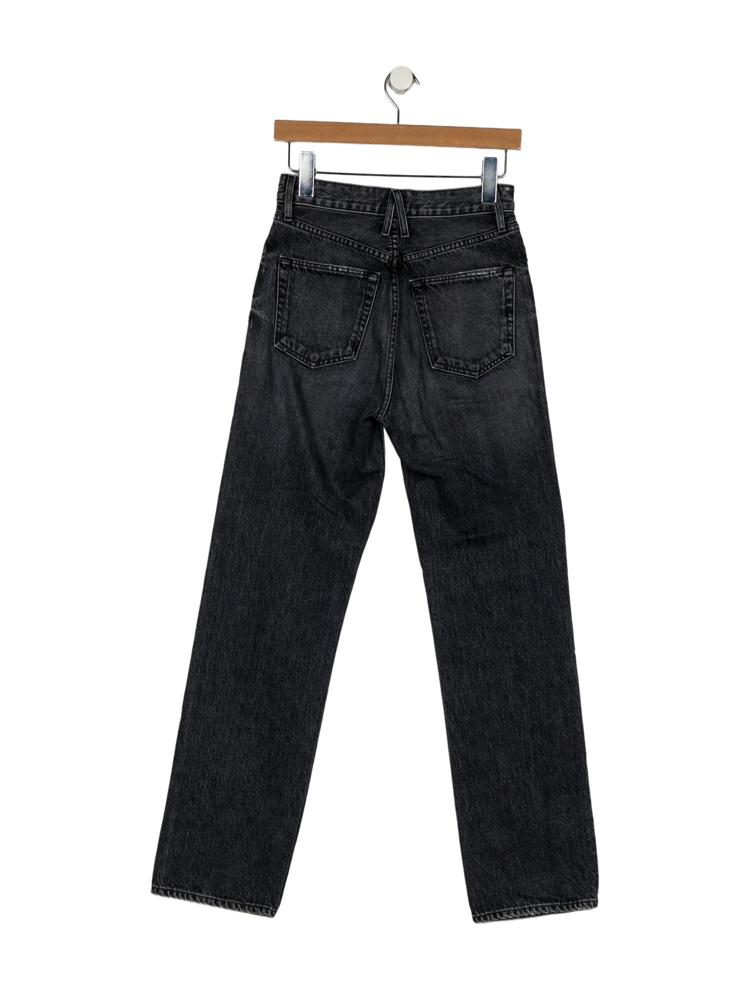 SLVRLAKE High-Rise Straight Leg Jeans
