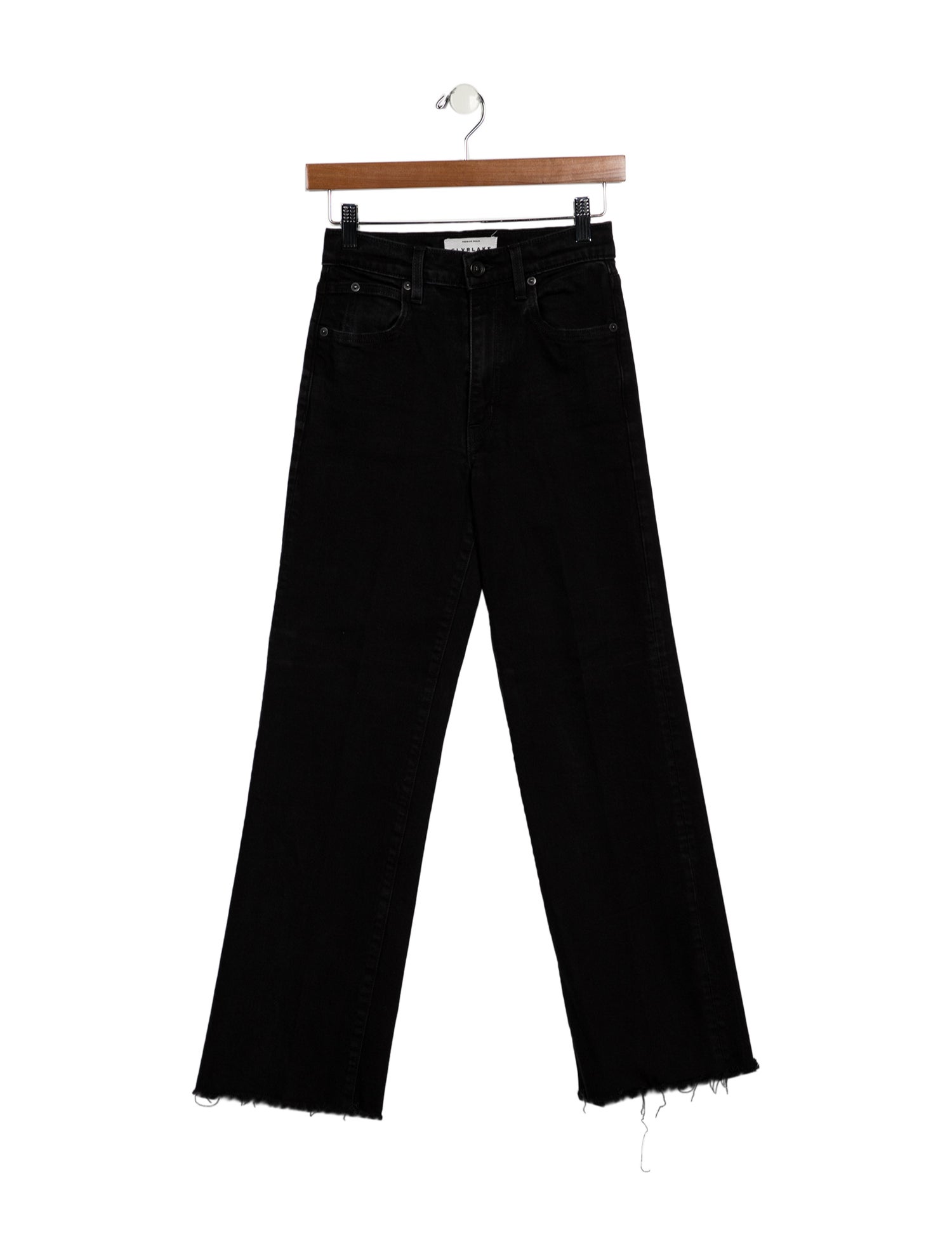 SLVRLAKE Mid-Rise Wide Leg Jeans
