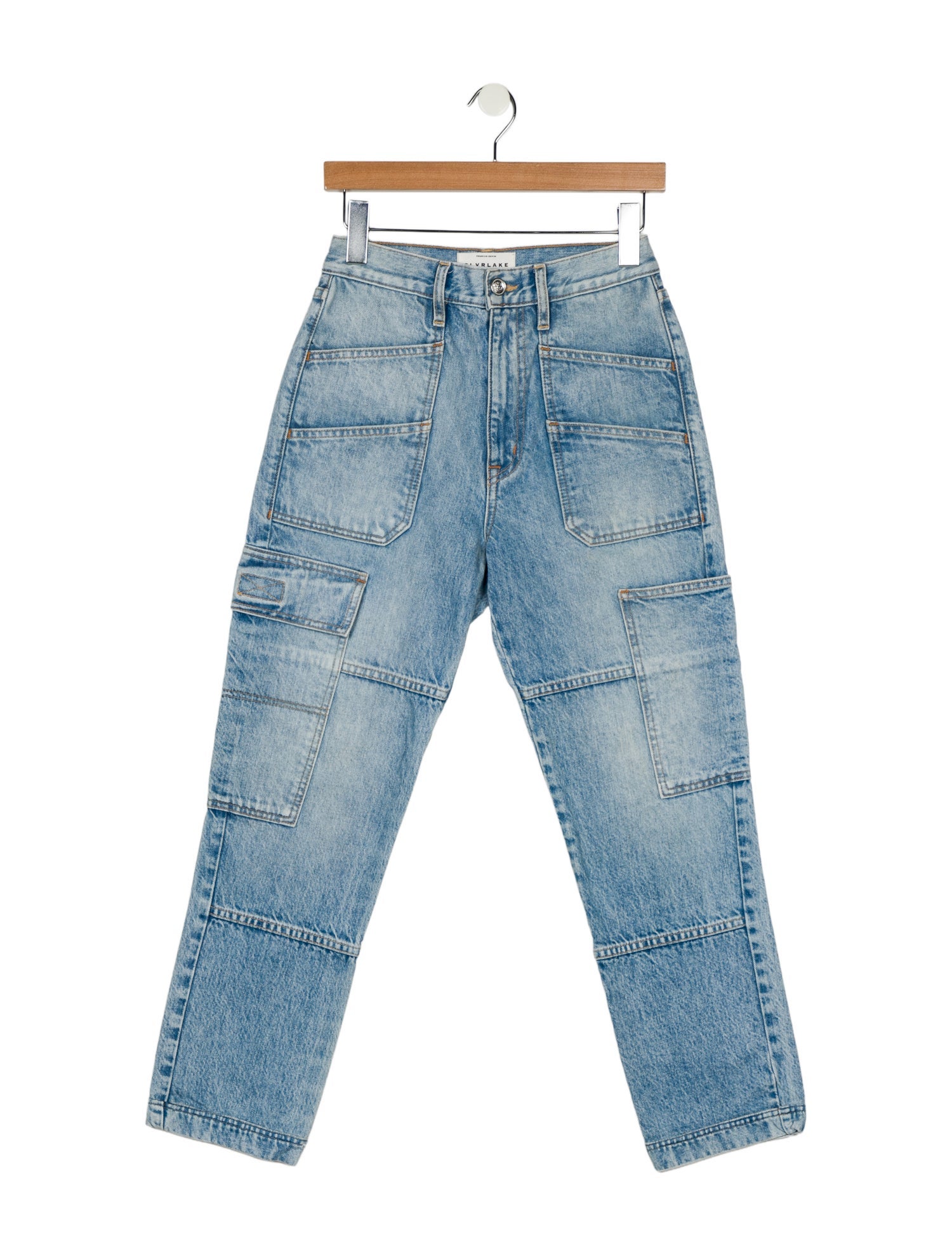 SLVRLAKE High-Rise Straight Leg Jeans
