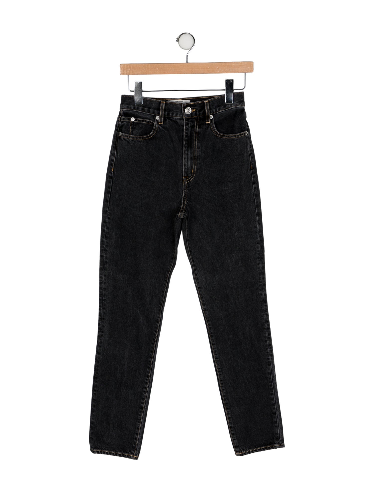 SLVRLAKE High-Rise Straight Leg Jeans