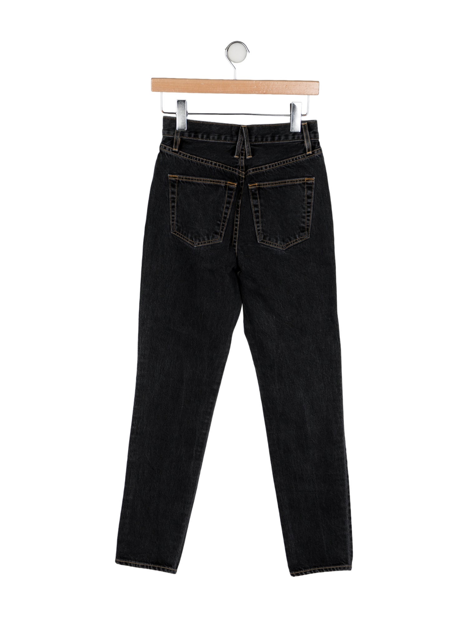 SLVRLAKE High-Rise Straight Leg Jeans