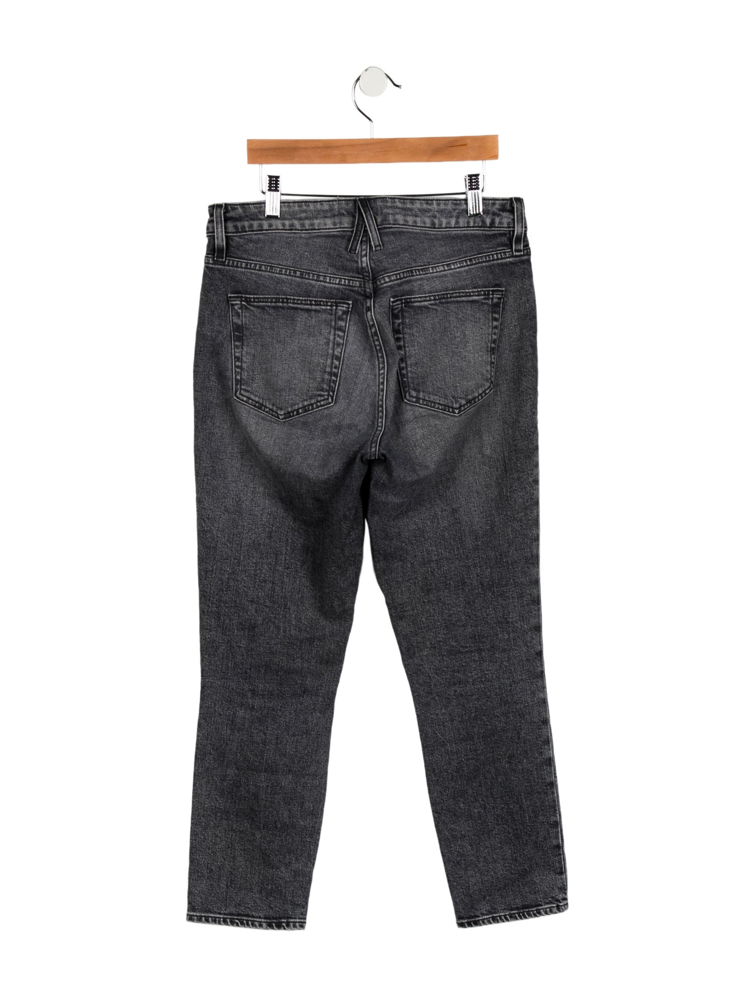 SLVRLAKE High-Rise Straight Leg Jeans