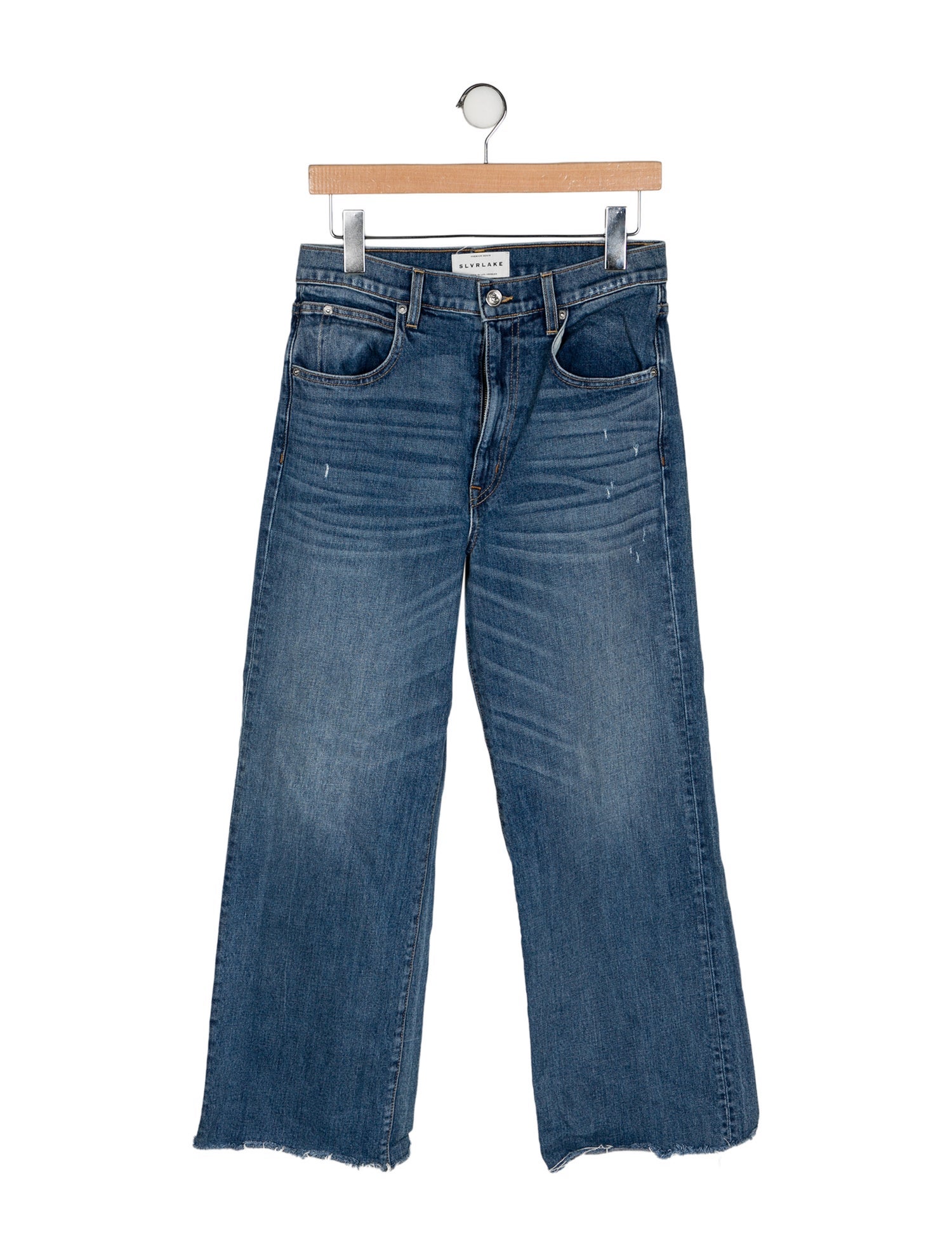SLVRLAKE High-Rise Wide Leg Jeans