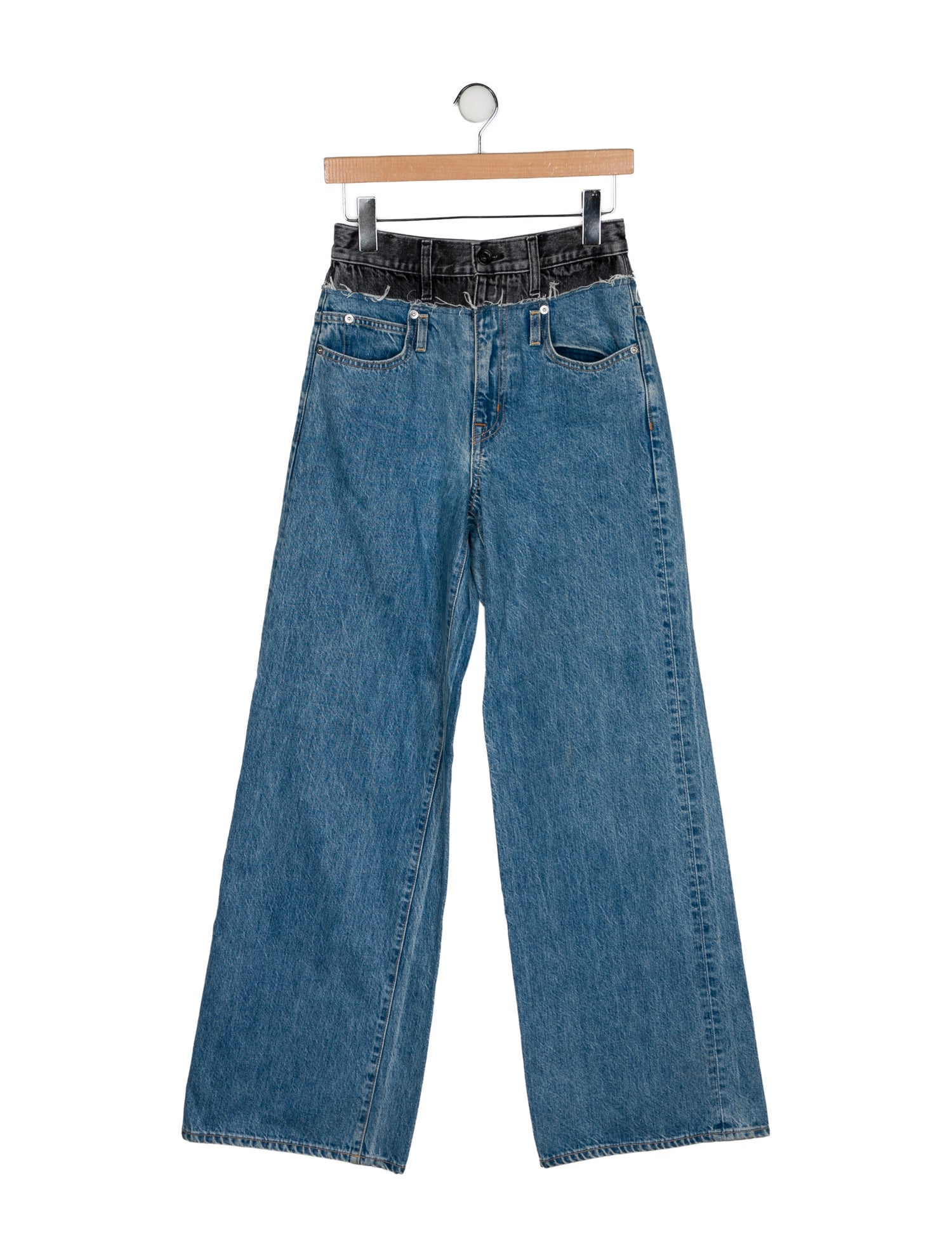 SLVRLAKE High-Rise Wide Leg Jeans
