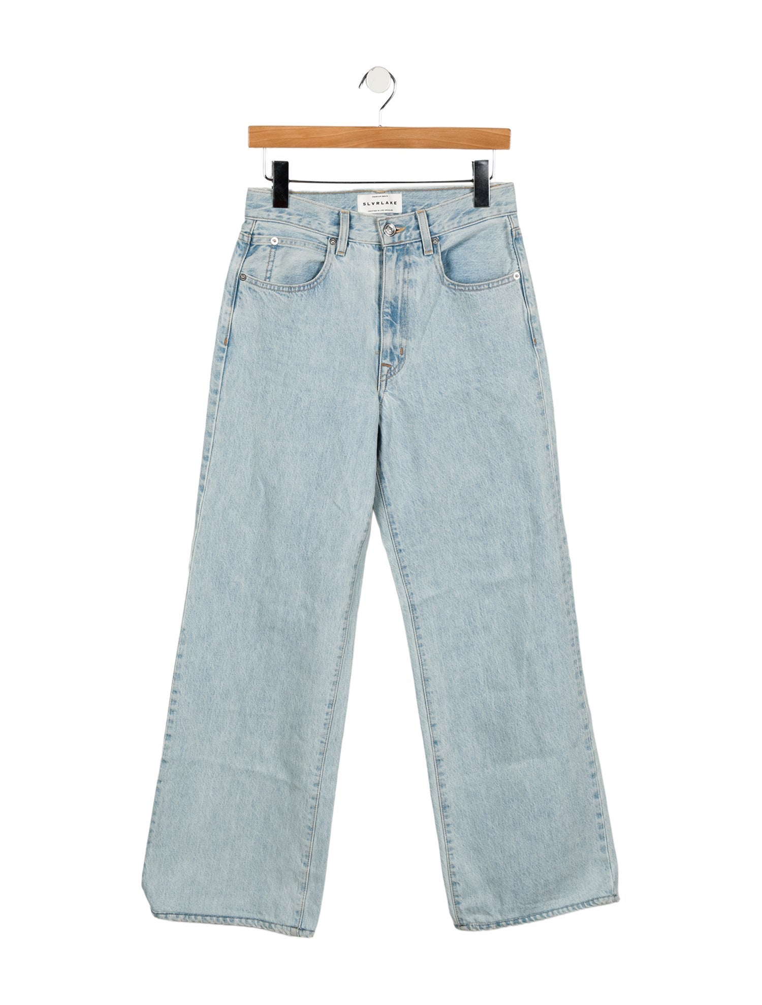 SLVRLAKE High-Rise Wide Leg Jeans