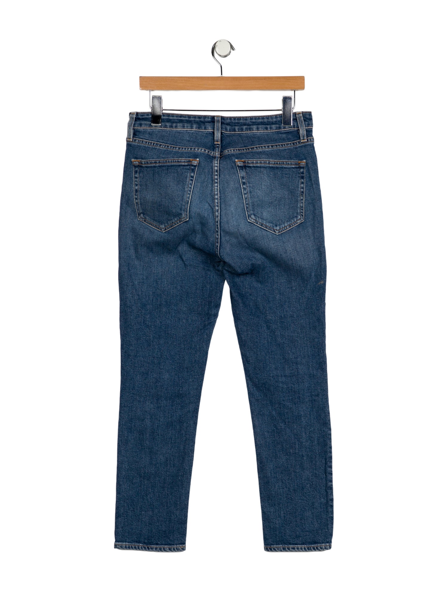 SLVRLAKE Low-Rise Straight Leg Jeans