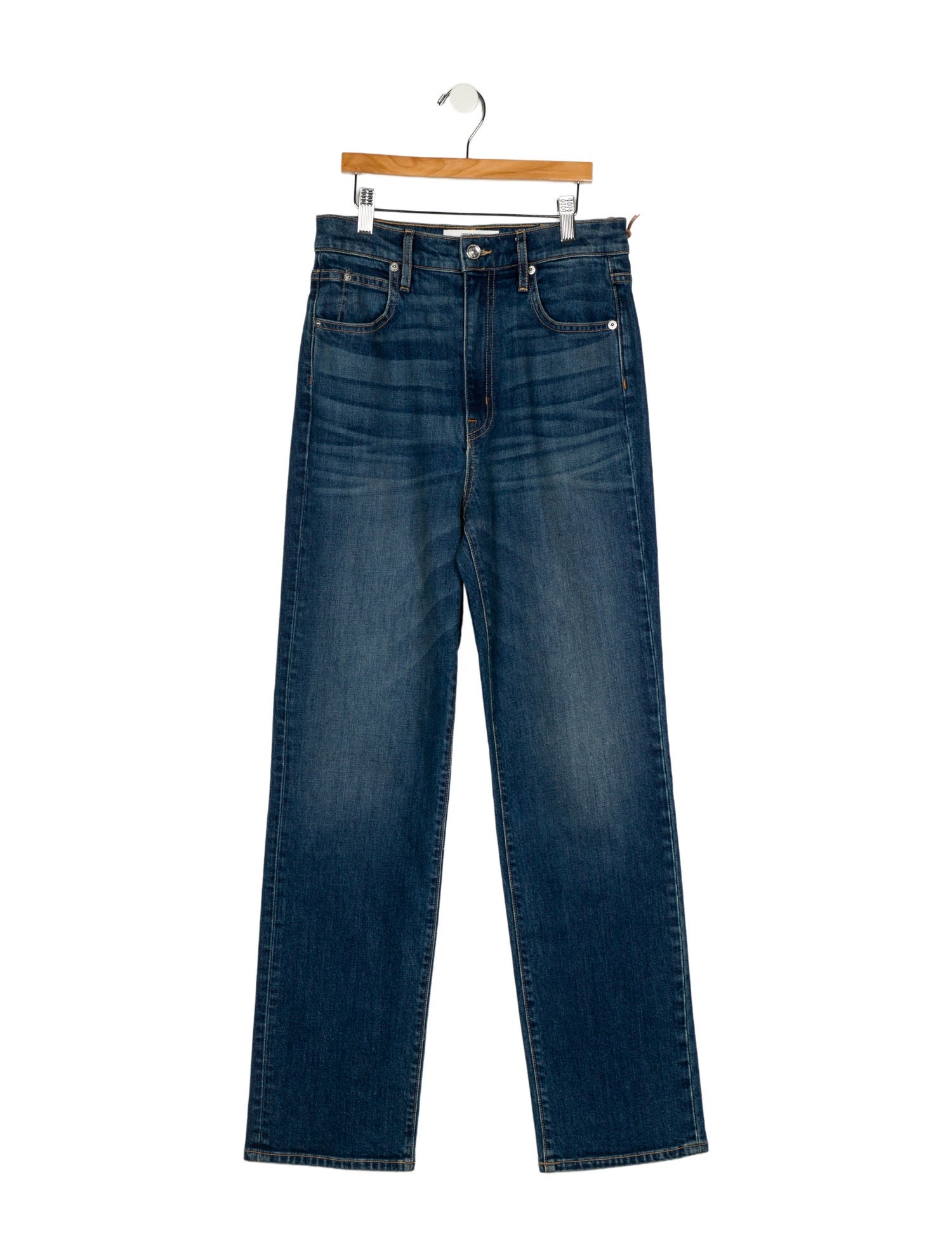 SLVRLAKE High-Rise Straight Leg Jeans