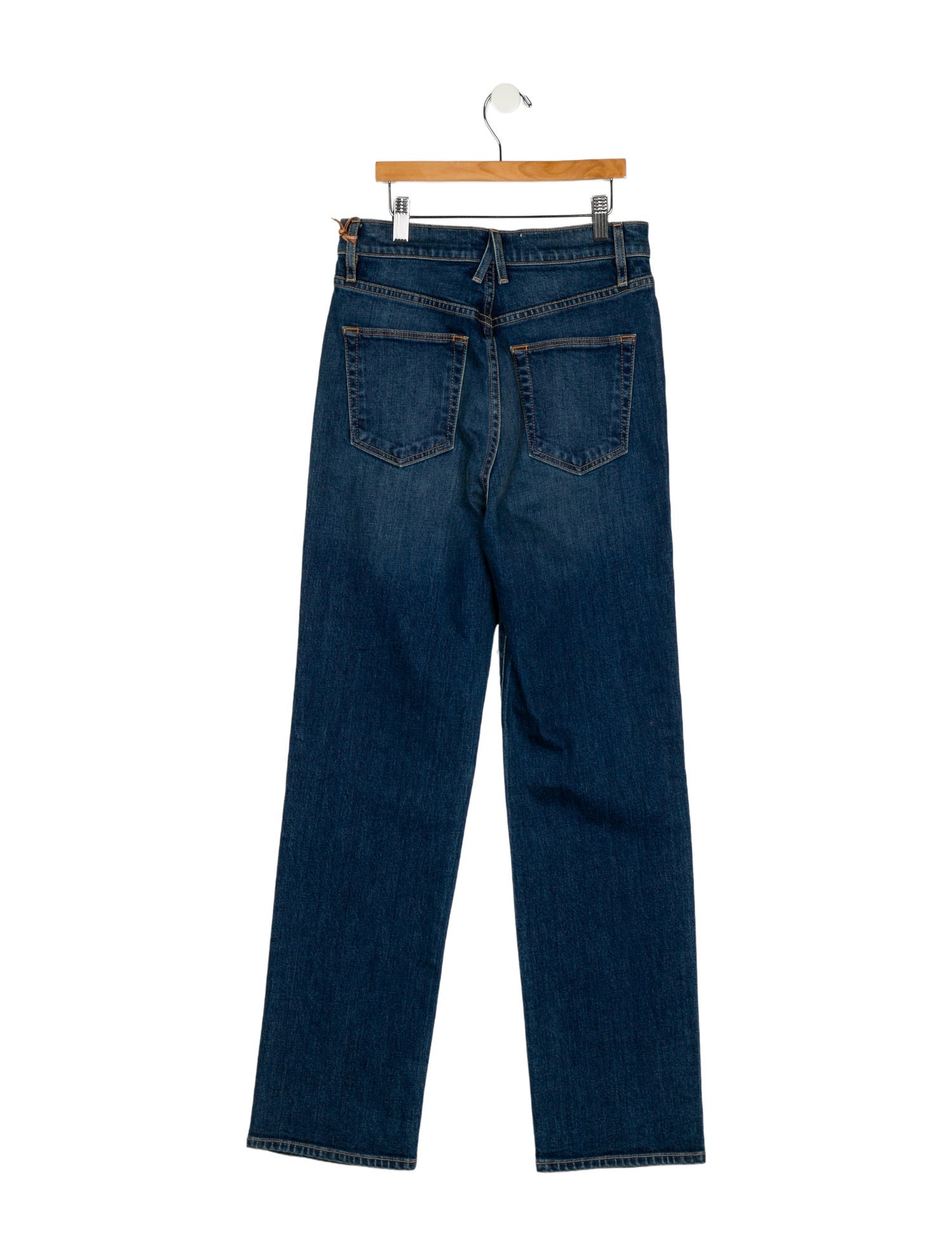 SLVRLAKE High-Rise Straight Leg Jeans