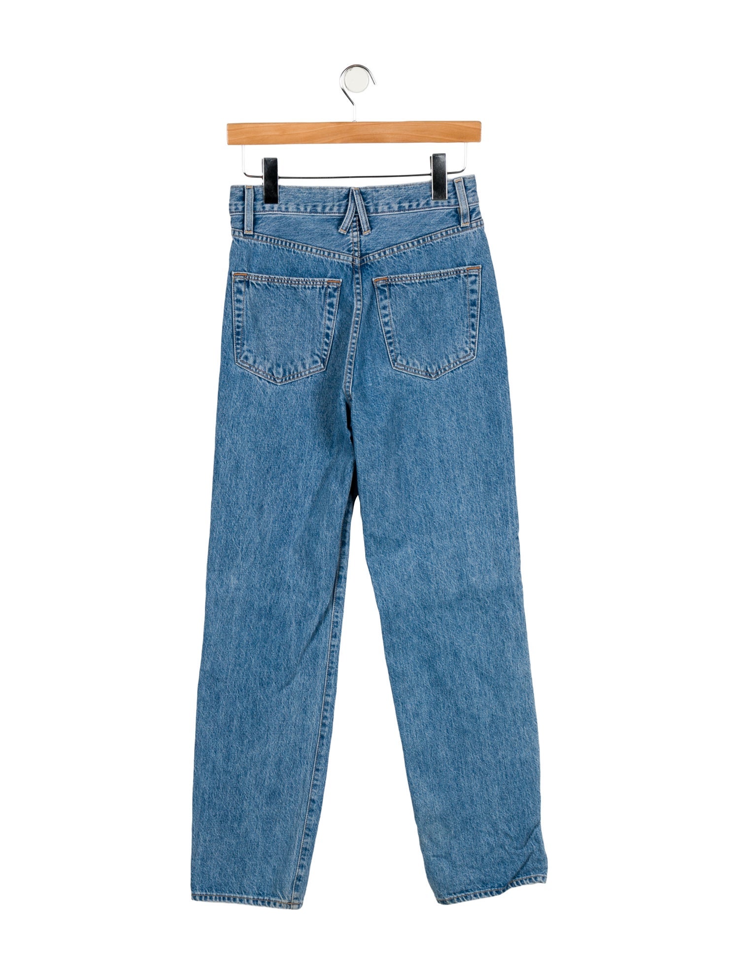 SLVRLAKE High-Rise Straight Leg Jeans
