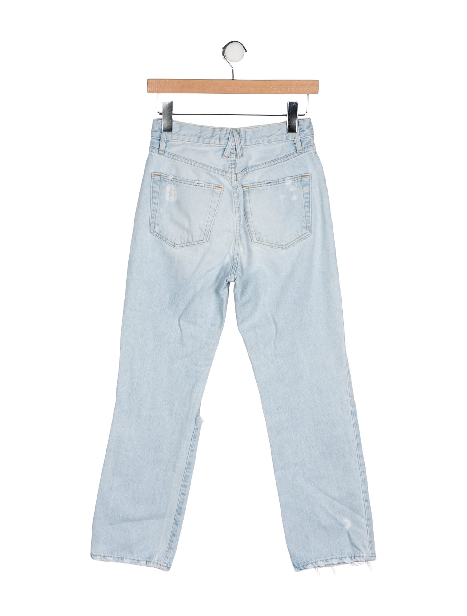 SLVRLAKE High-Rise Straight Leg Jeans