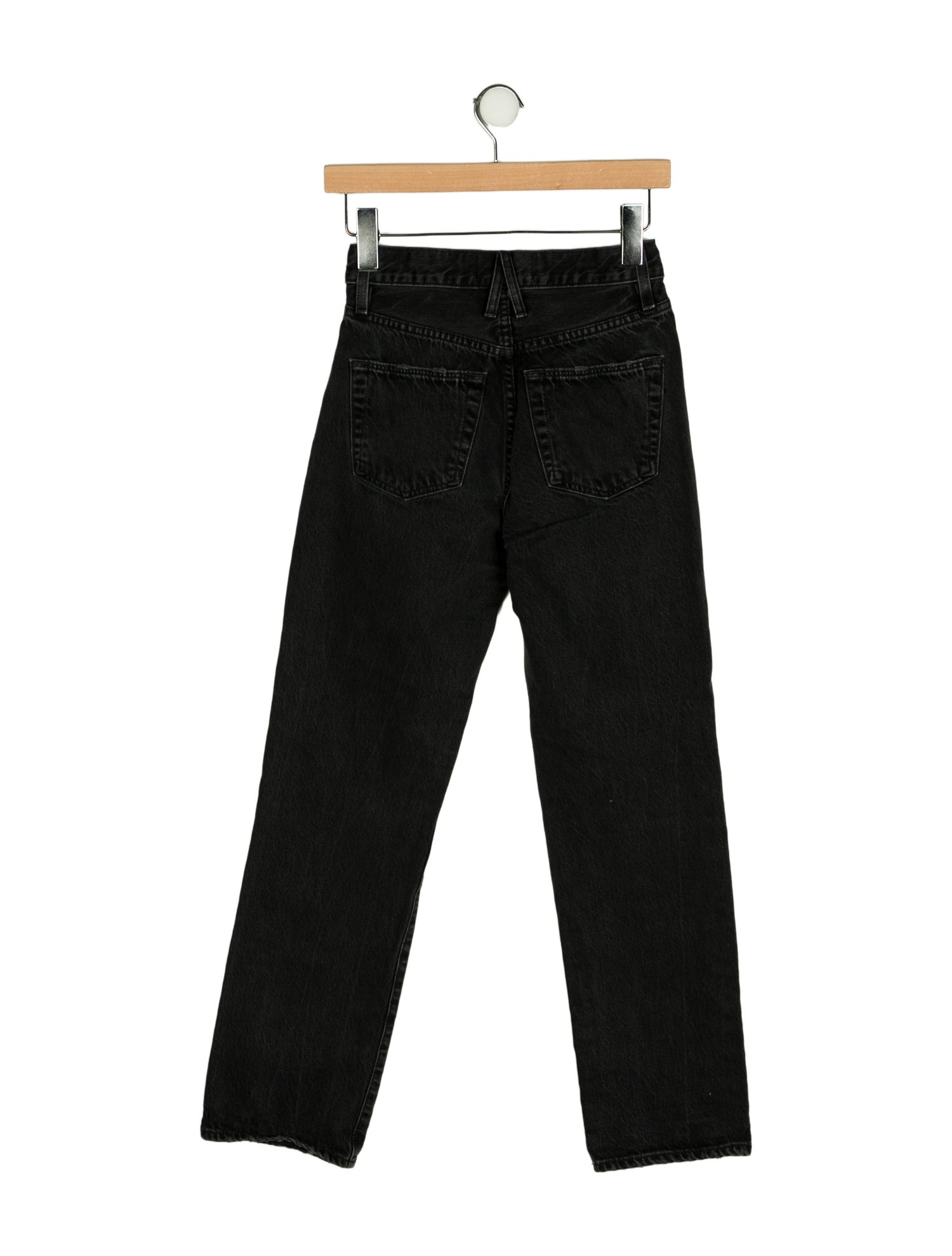 SLVRLAKE Mid-Rise Straight Leg Jeans