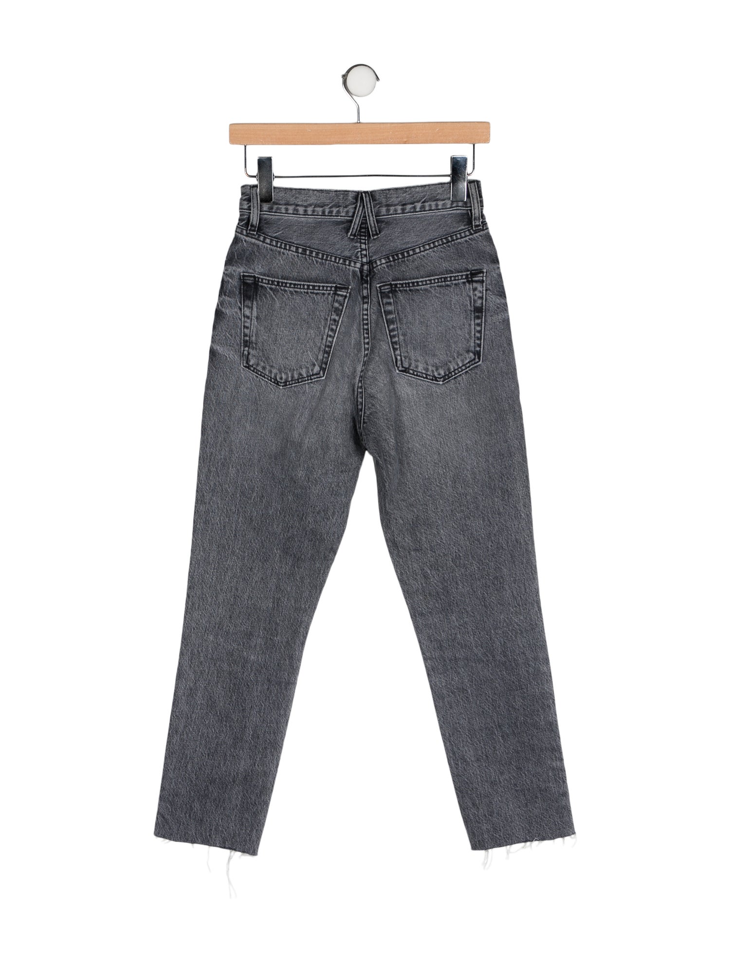 SLVRLAKE High-Rise Straight Leg Jeans