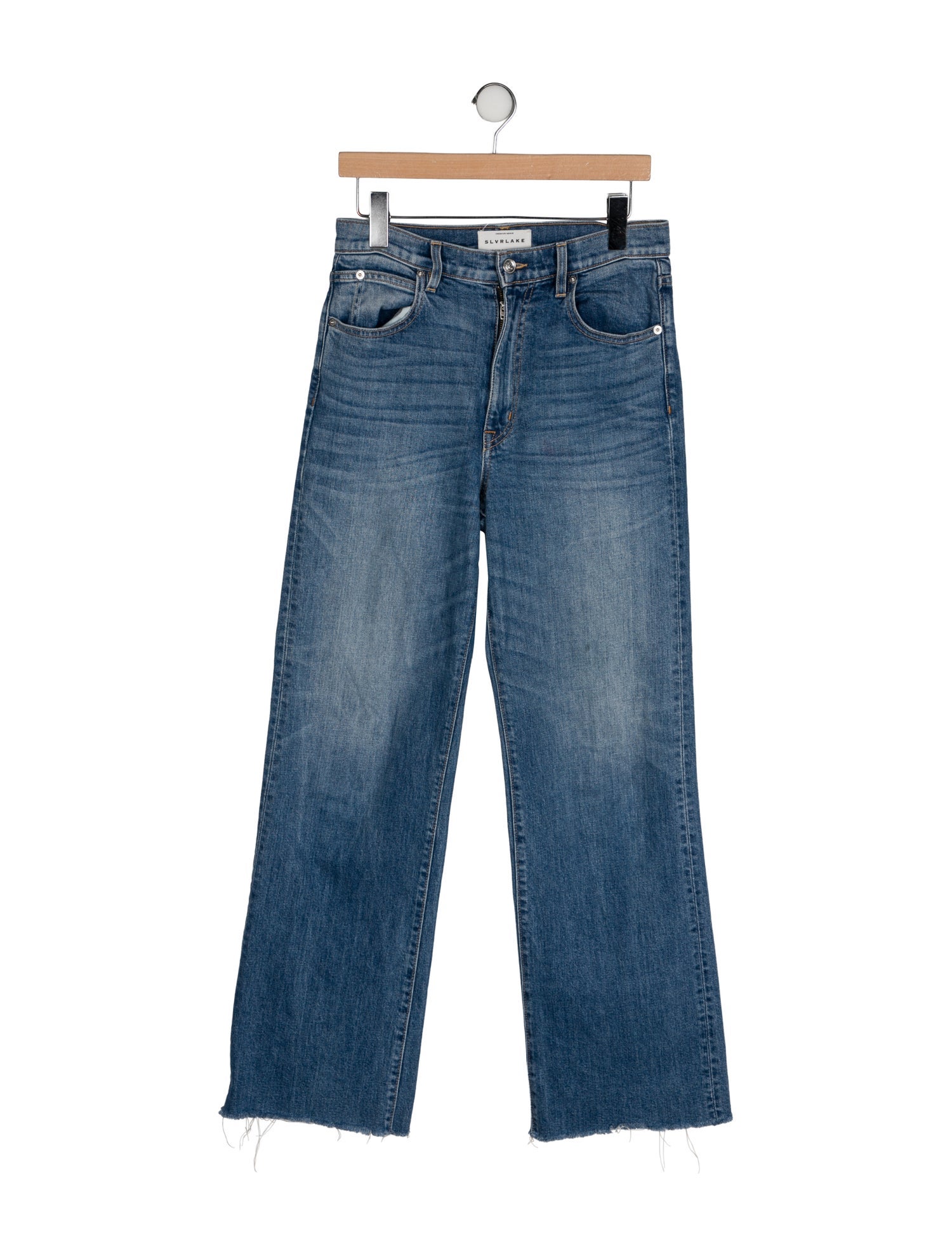 SLVRLAKE High-Rise Wide Leg Jeans