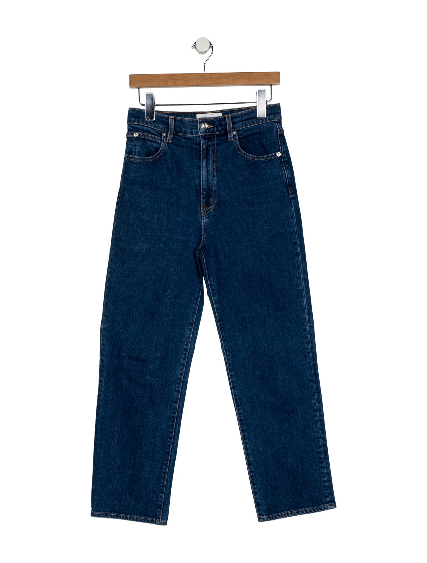 SLVRLAKE High-Rise Straight Leg Jeans