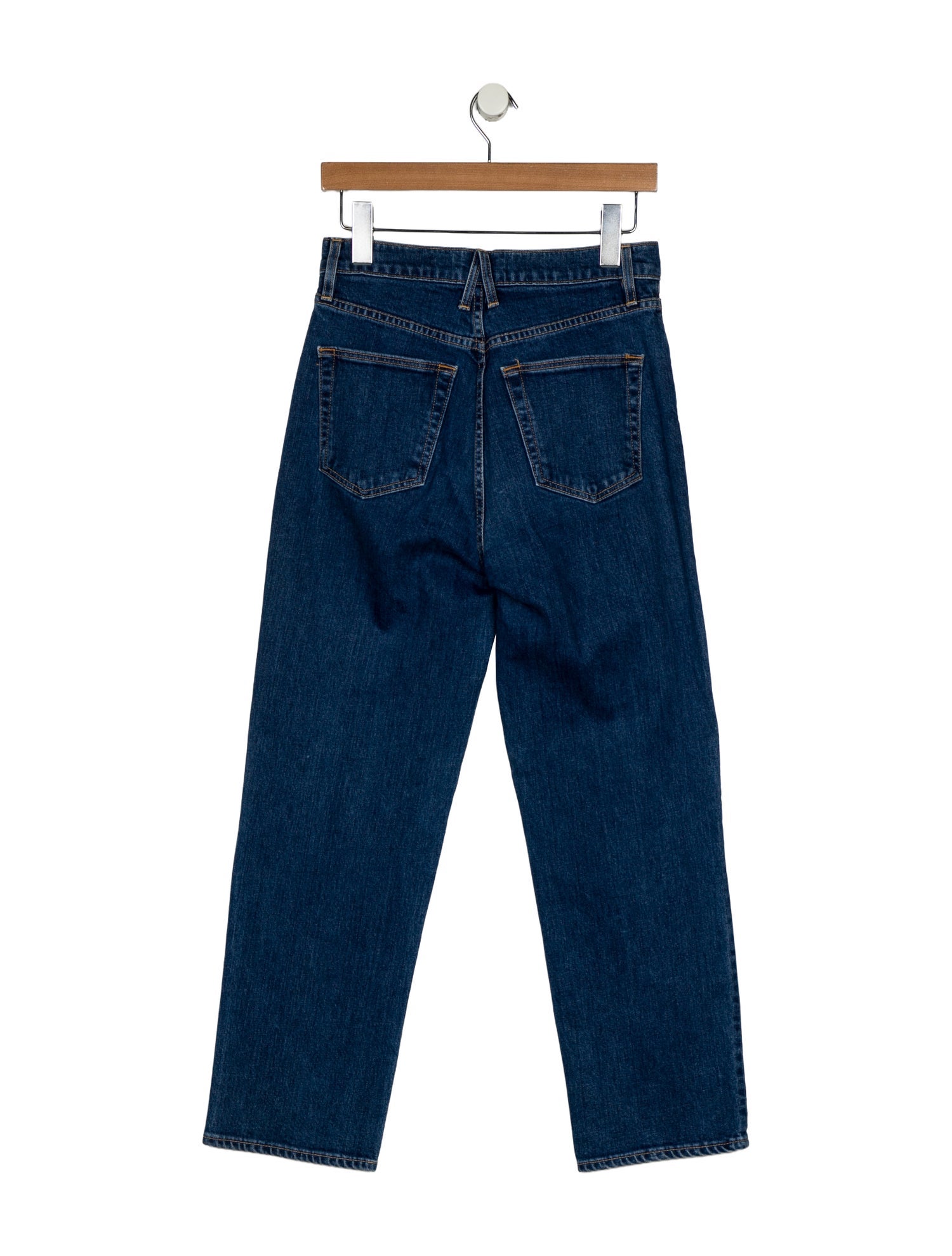 SLVRLAKE High-Rise Straight Leg Jeans