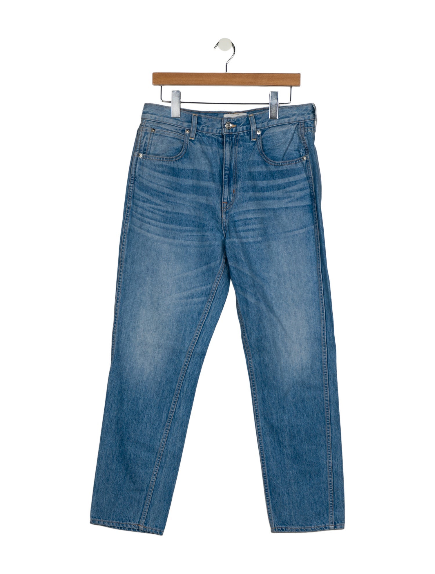 SLVRLAKE High-Rise Straight Leg Jeans