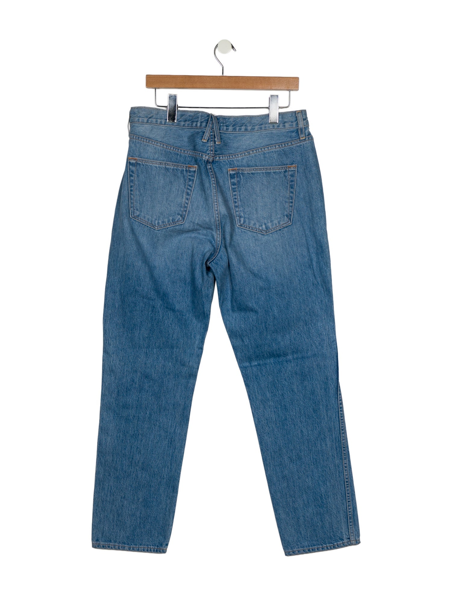 SLVRLAKE High-Rise Straight Leg Jeans