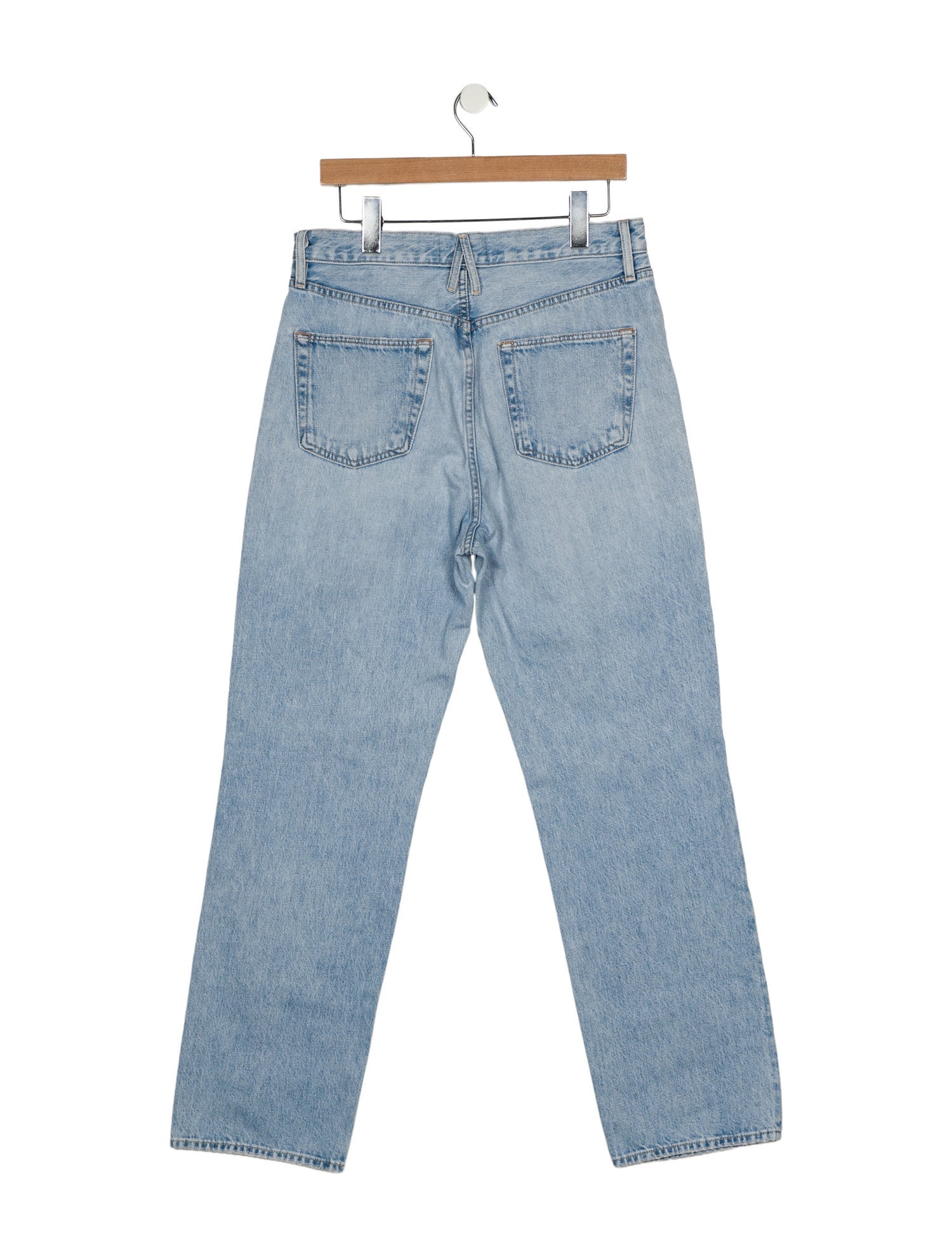 SLVRLAKE High-Rise Straight Leg Jeans