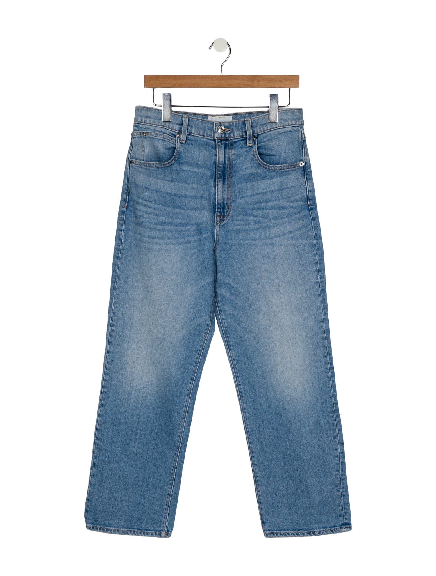 SLVRLAKE High-Rise Straight Leg Jeans