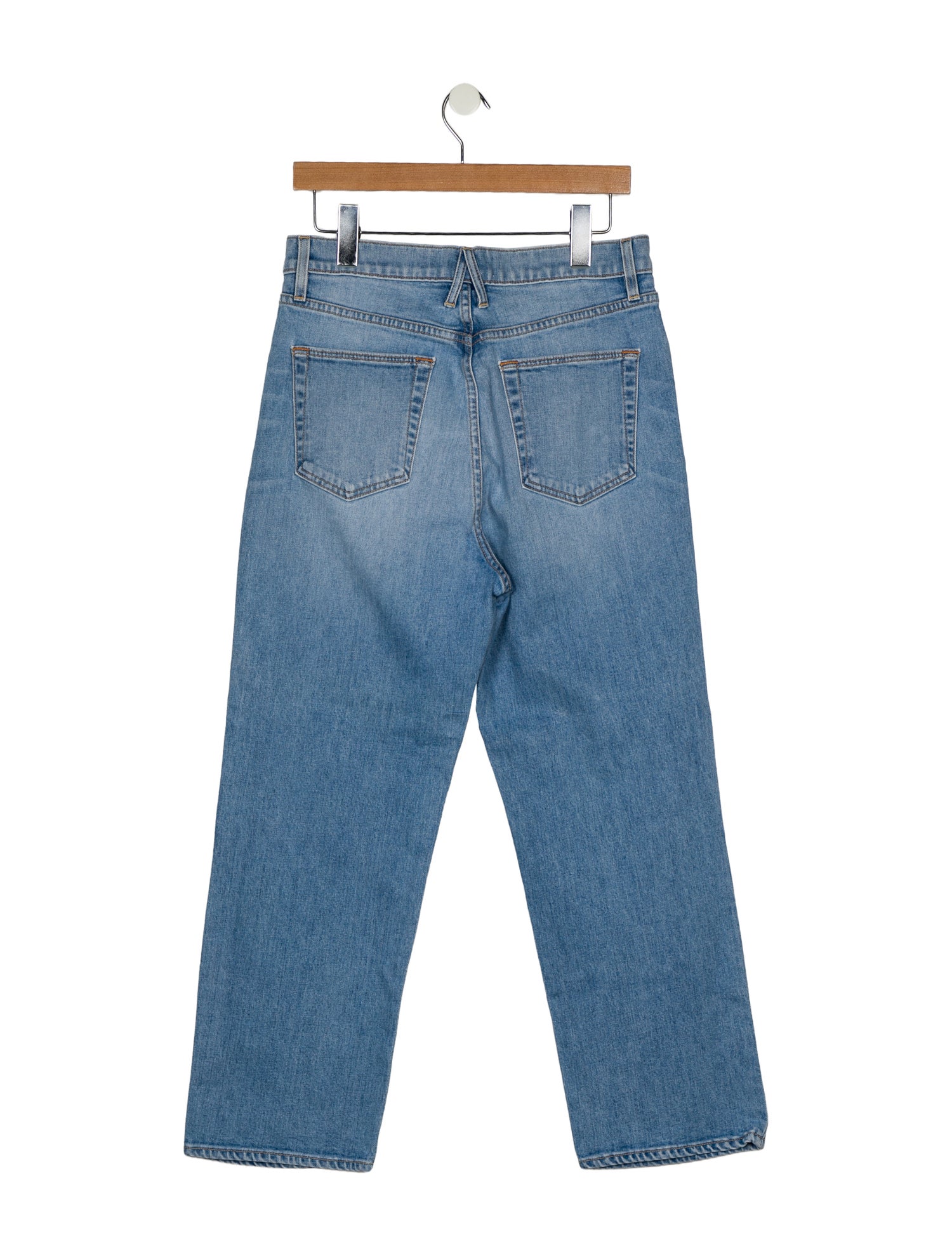 SLVRLAKE High-Rise Straight Leg Jeans
