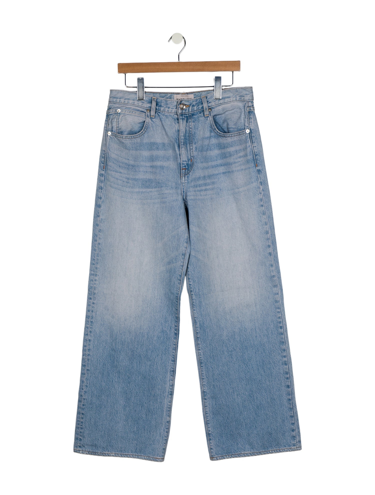 SLVRLAKE High-Rise Wide Leg Jeans