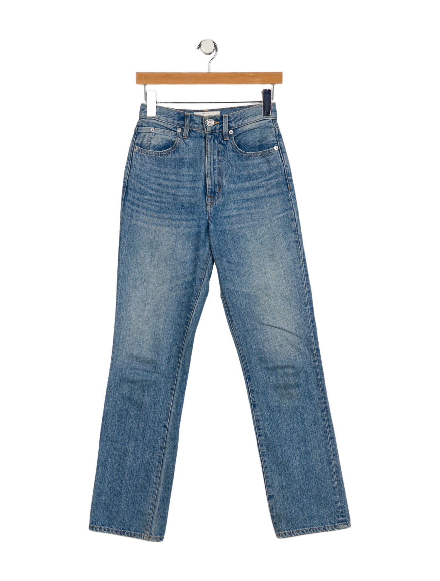 SLVRLAKE High-Rise Straight Leg Jeans