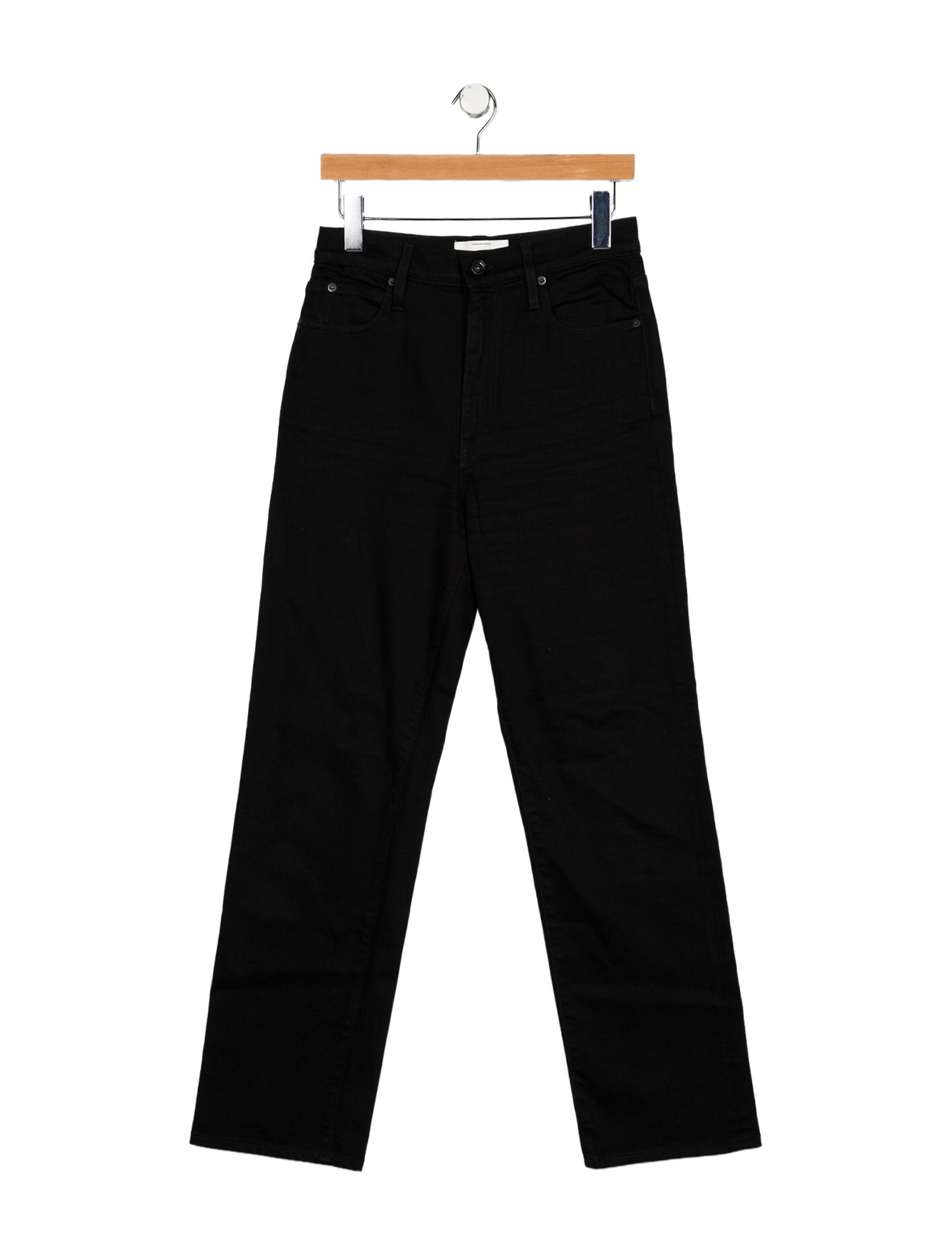 SLVRLAKE High-Rise Straight Leg Jeans