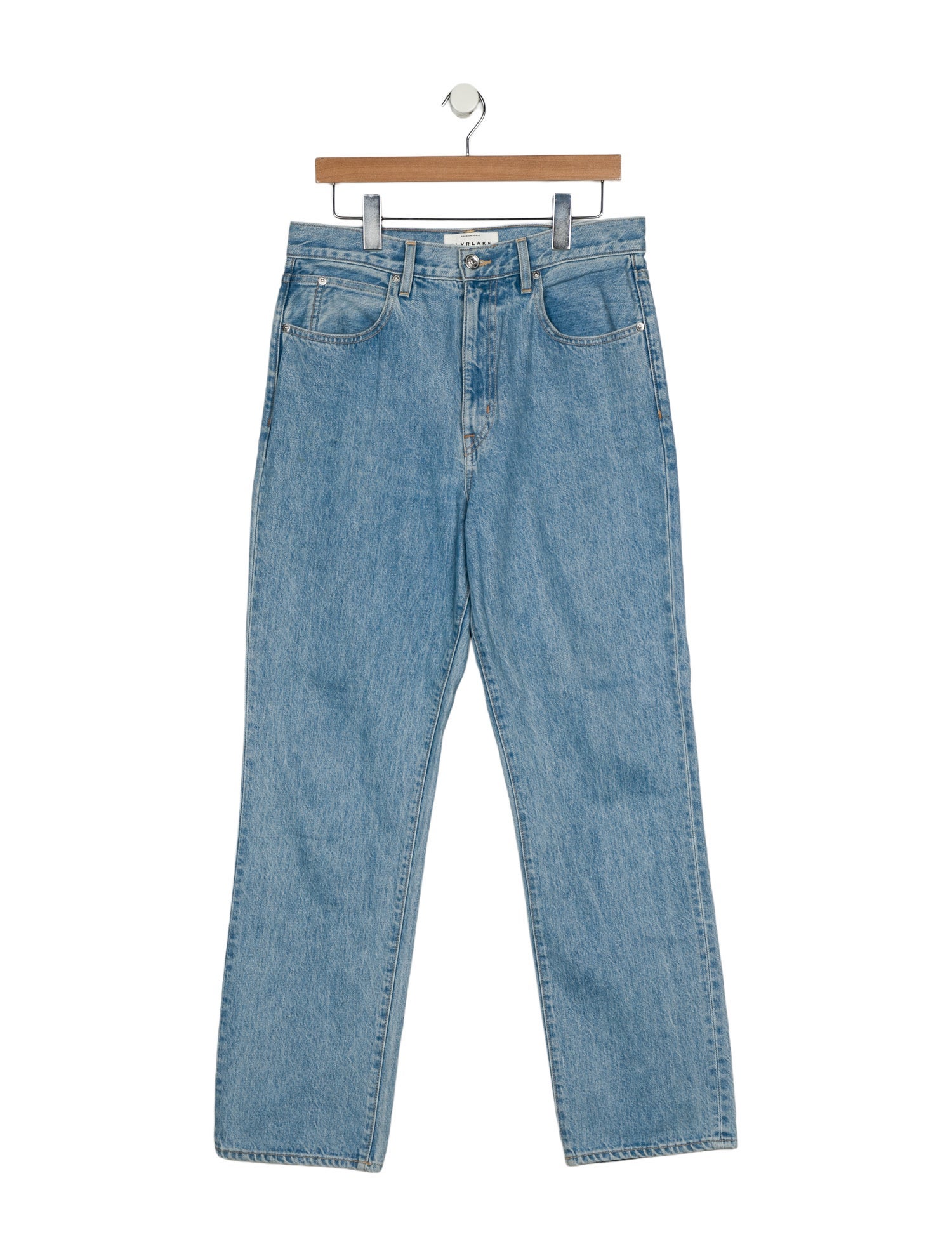SLVRLAKE High-Rise Straight Leg Jeans