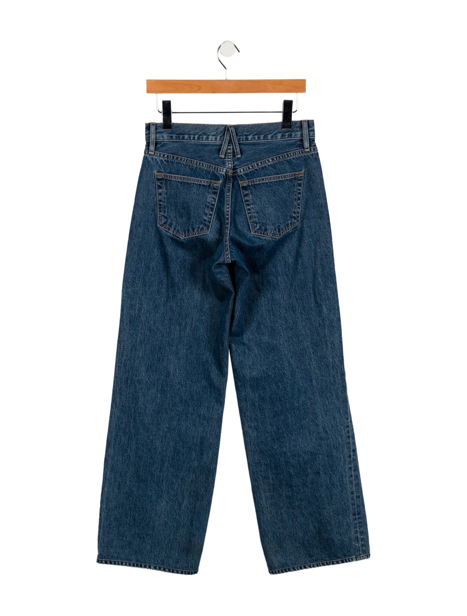 SLVRLAKE Mid-Rise Wide Leg Jeans