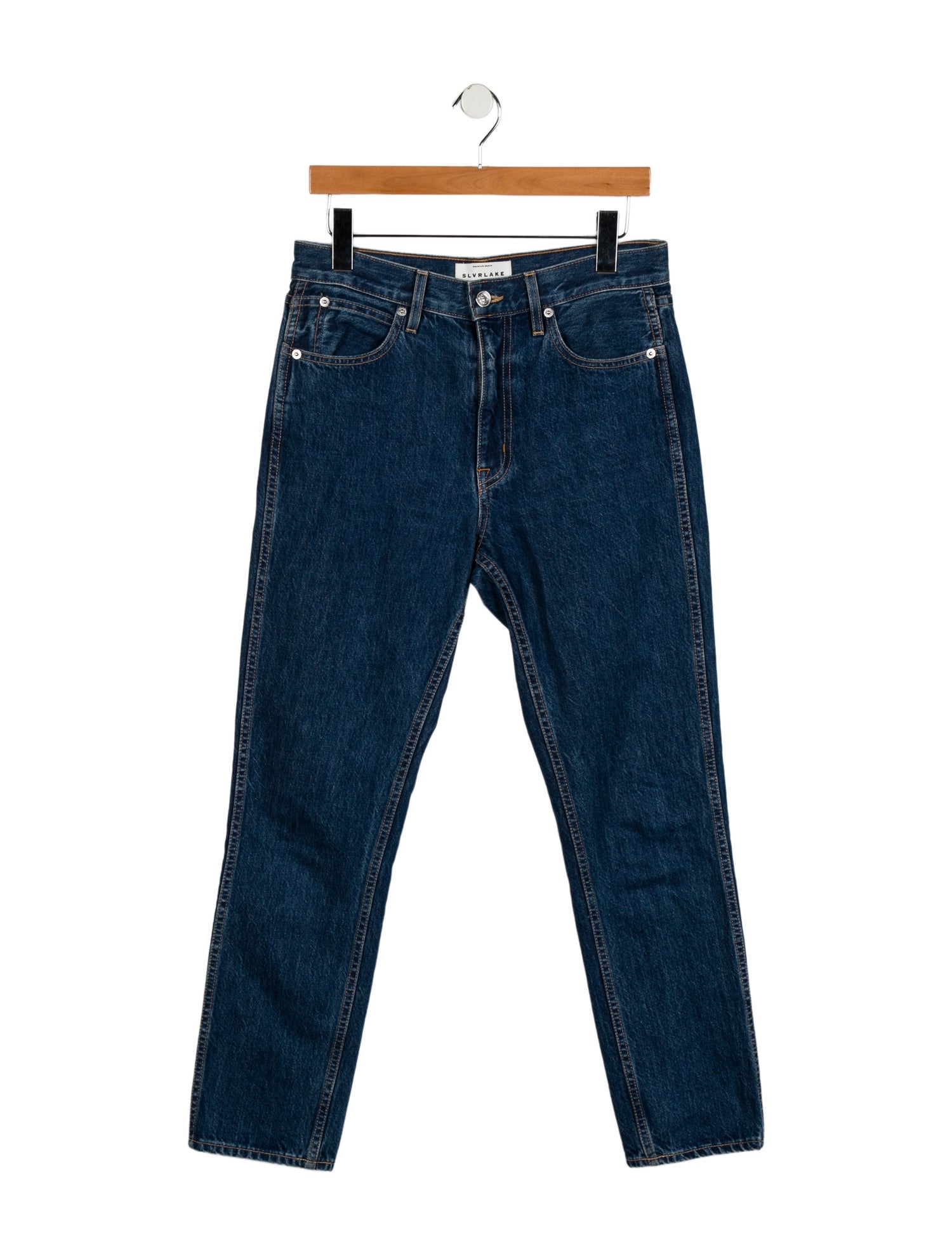 SLVRLAKE Mid-Rise Skinny Leg Jeans