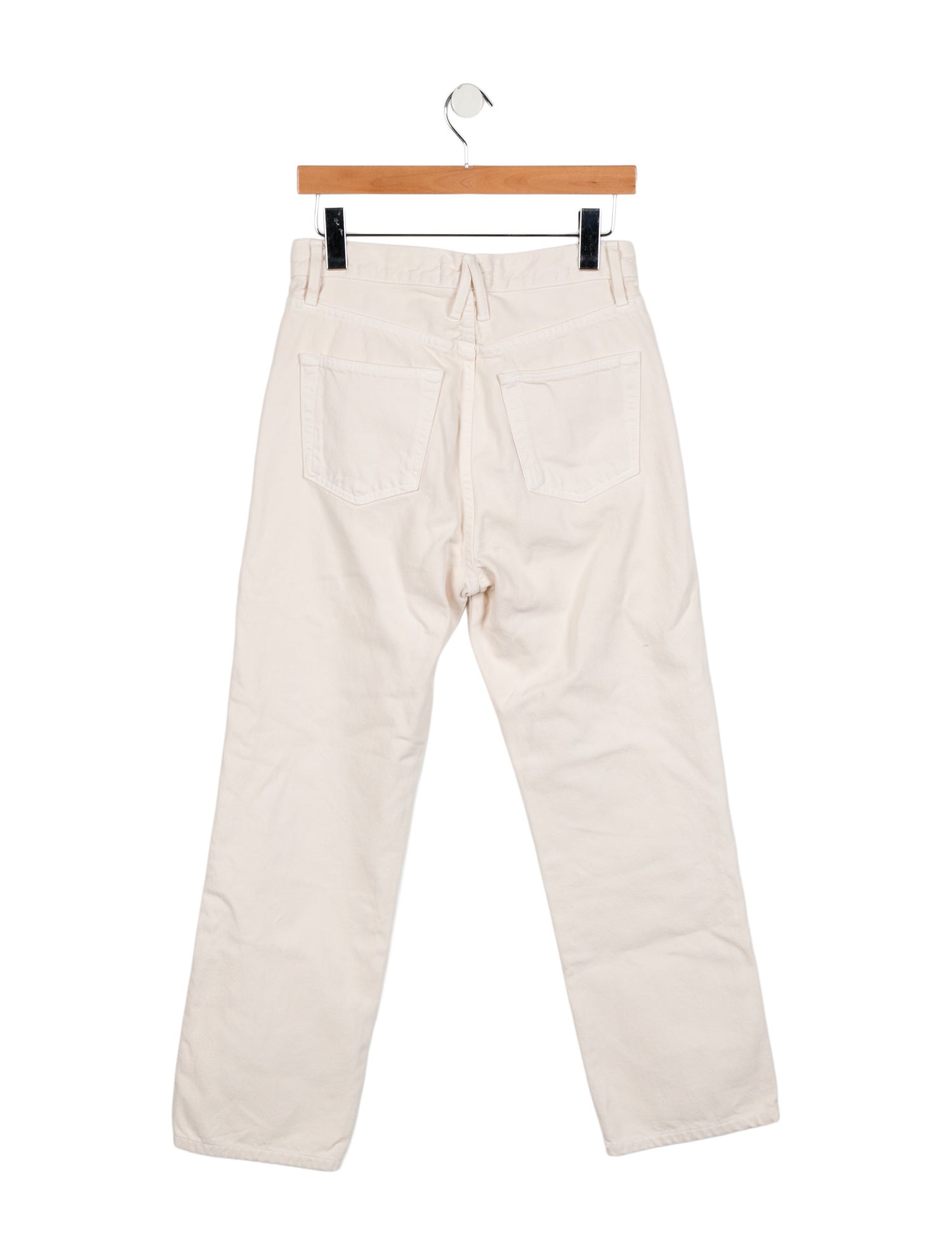 SLVRLAKE High-Rise Straight Leg Jeans