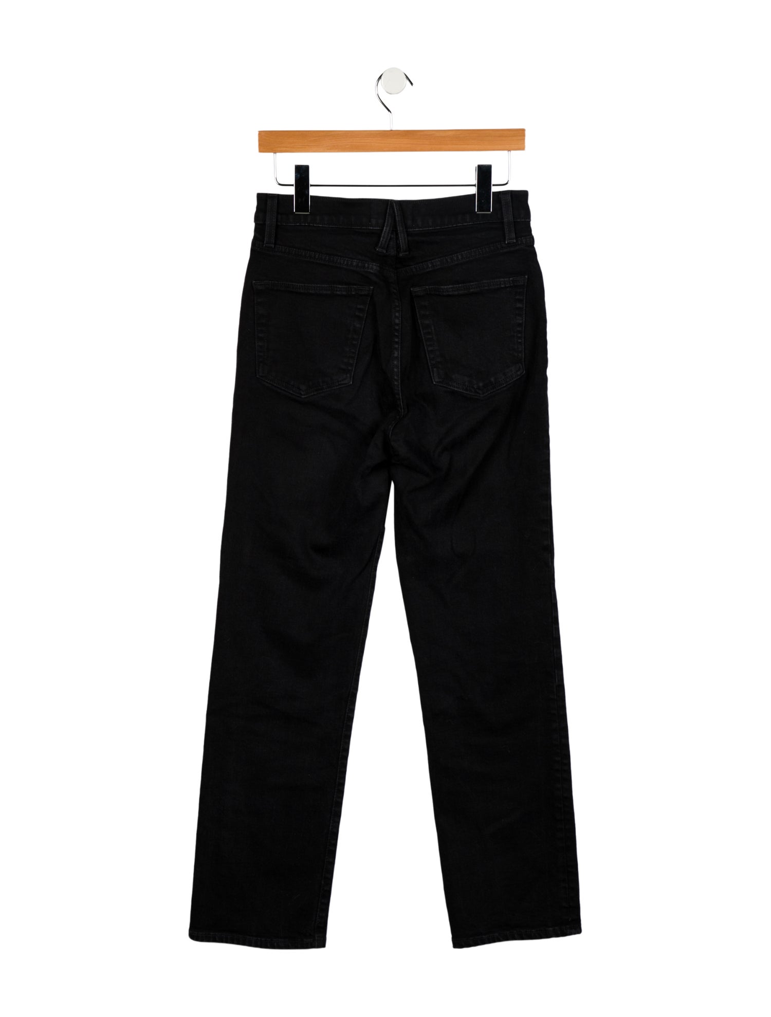 SLVRLAKE High-Rise Straight Leg Jeans