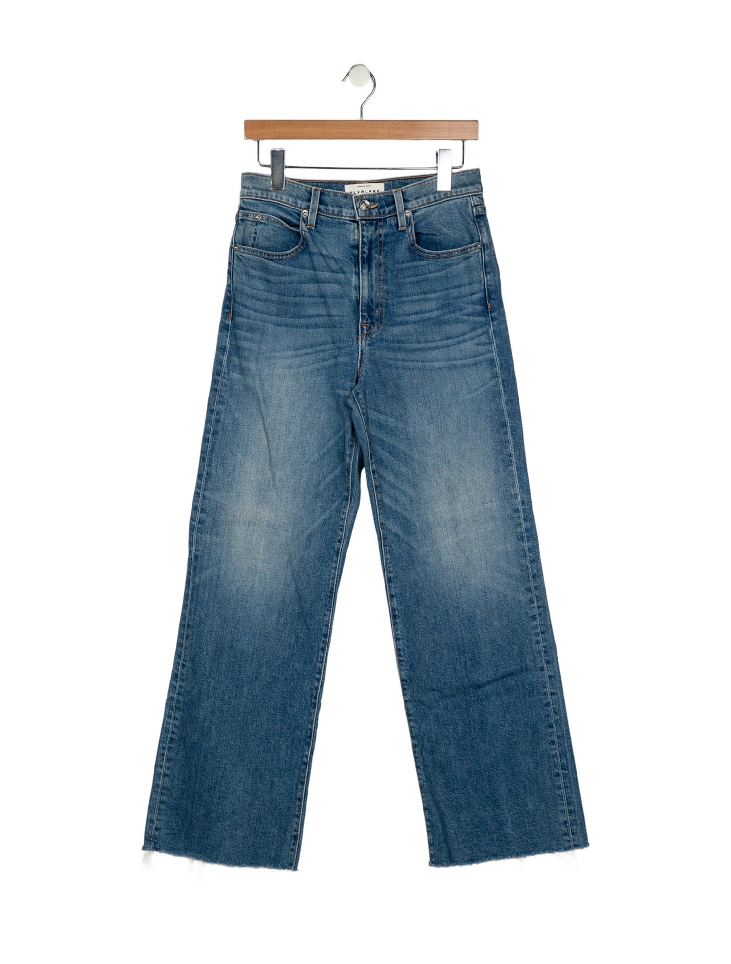 SLVRLAKE High-Rise Wide Leg Jeans