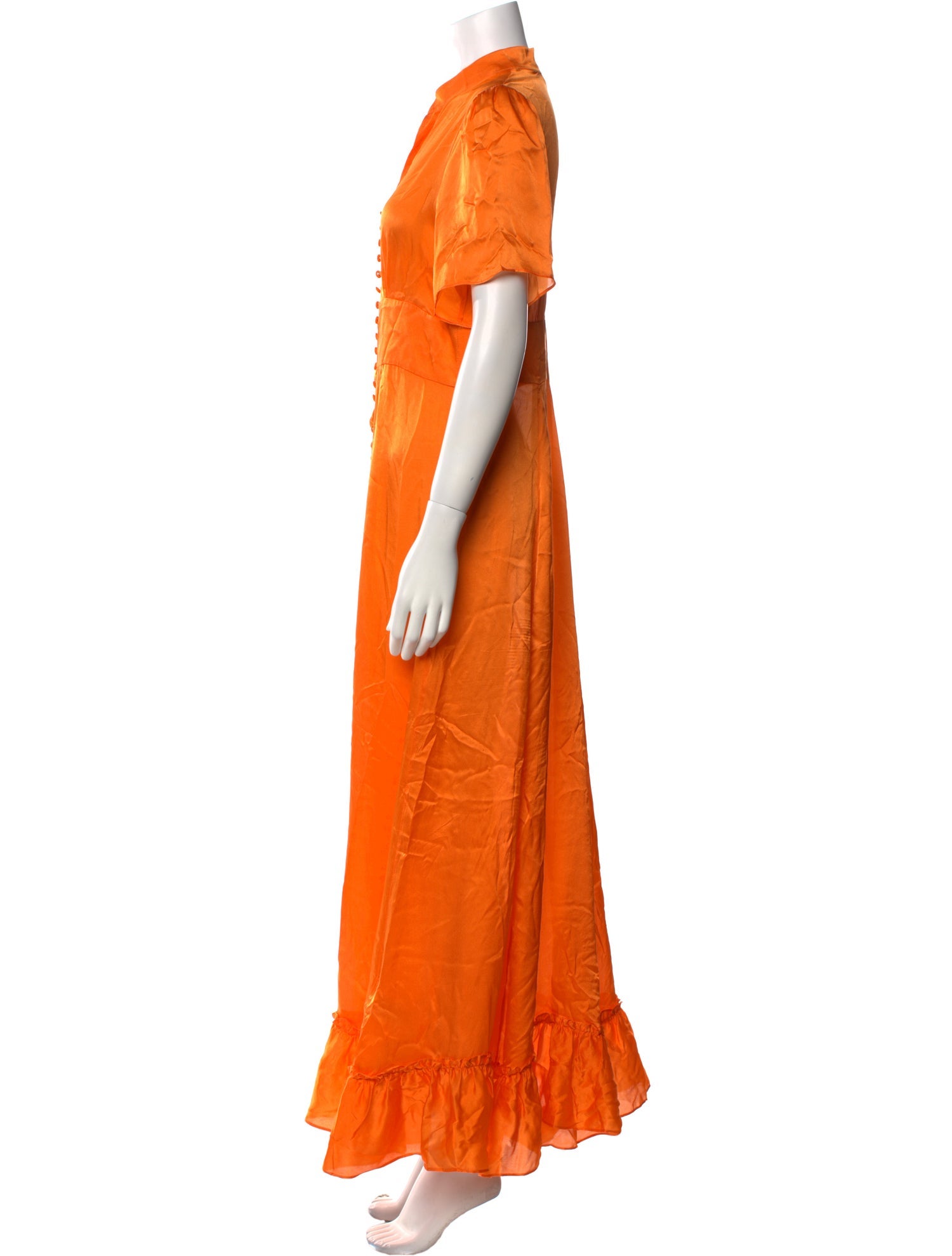 Sleeping with Jacques Silk Long Dress