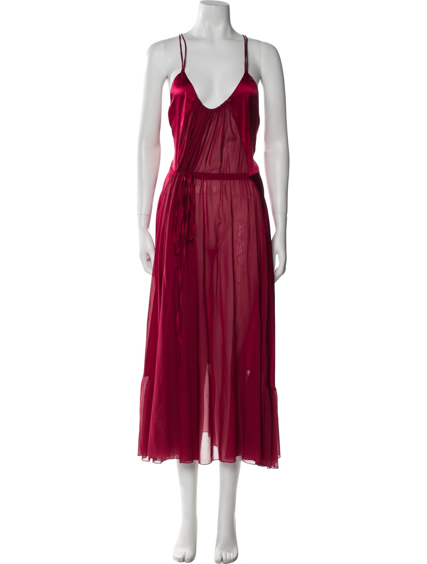 Sleeping with Jacques Silk Nightgown