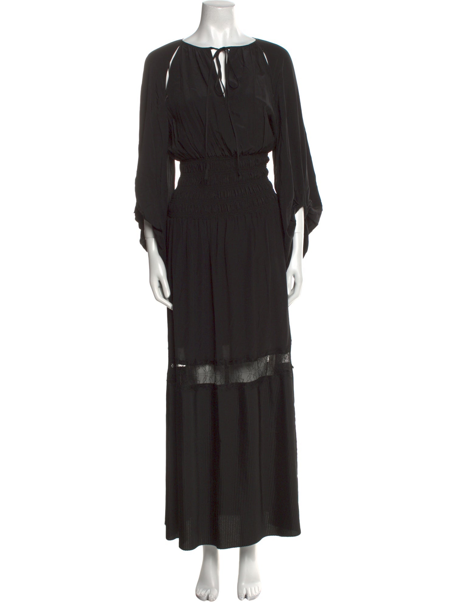 Sleeping with Jacques Silk Long Dress