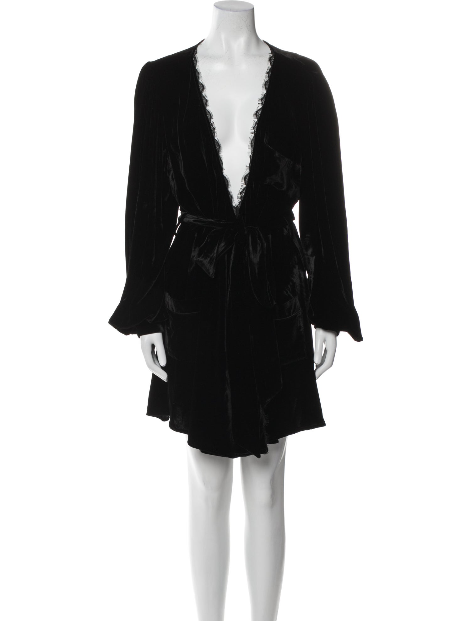 Sleeping with Jacques V-Neck Mini Dress