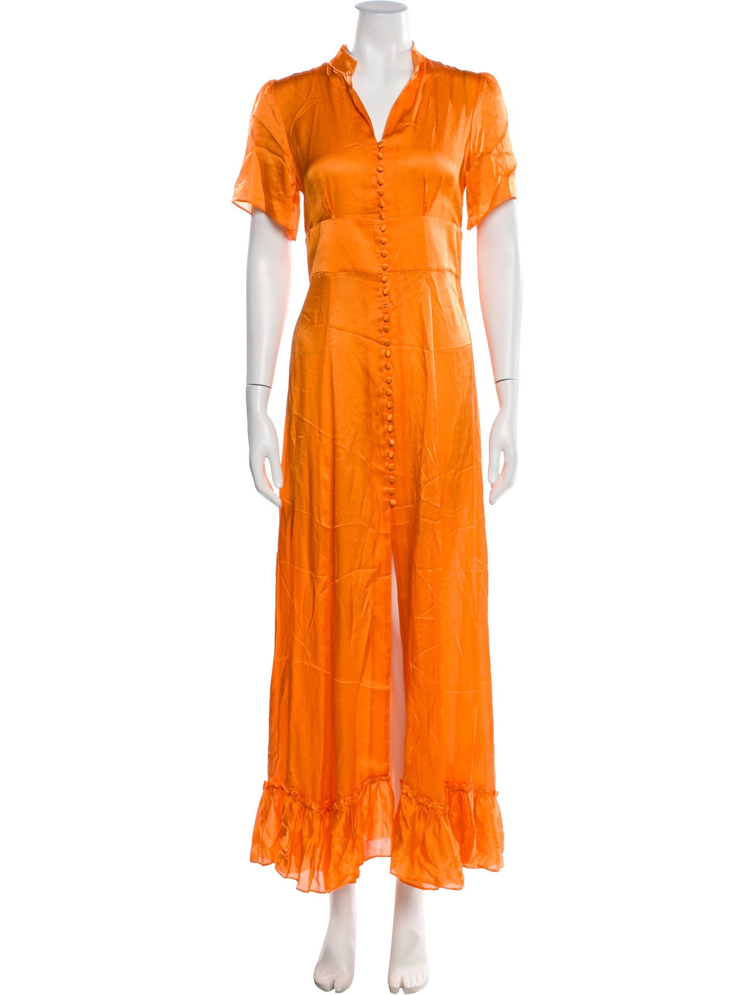 Sleeping with Jacques Silk Long Dress