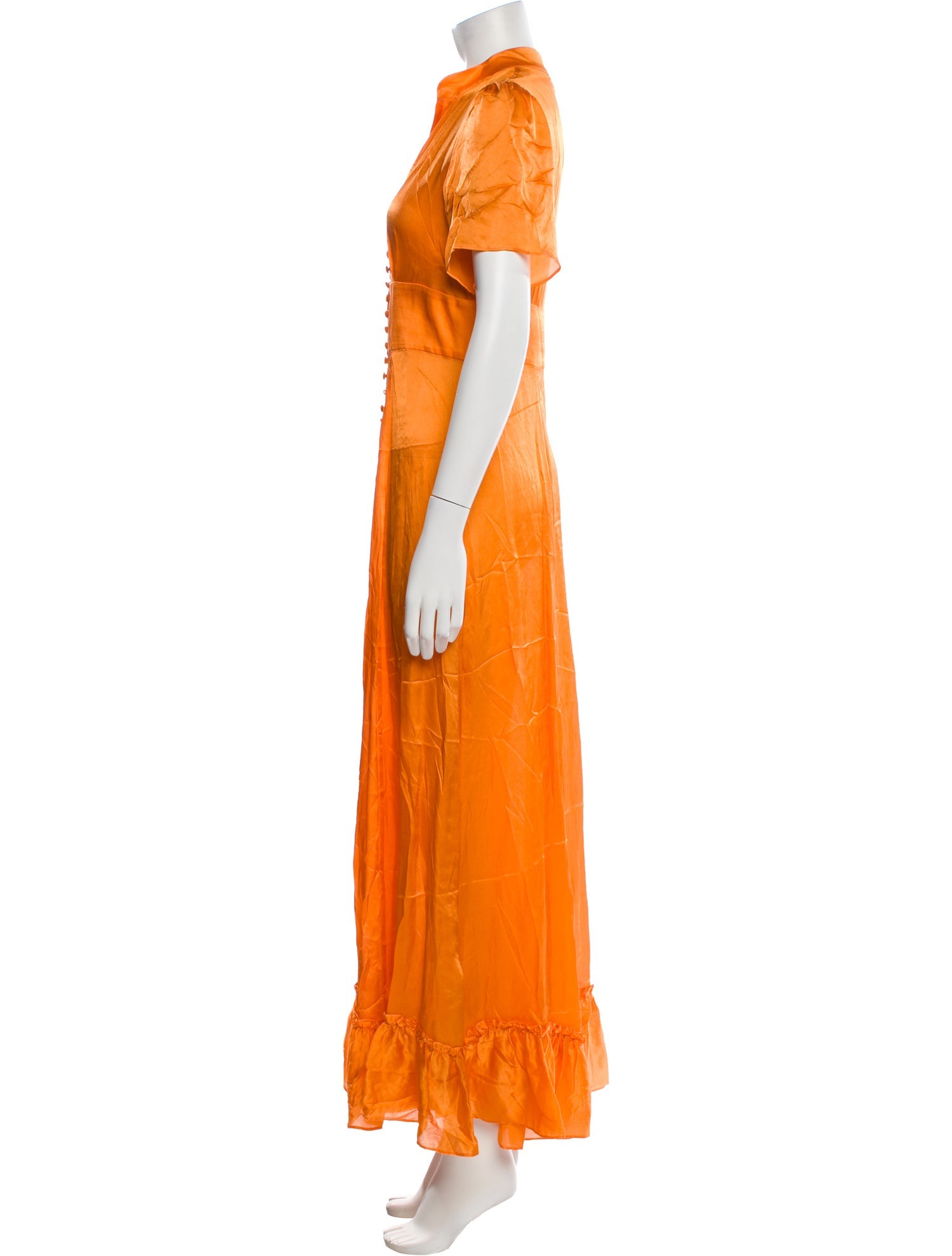 Sleeping with Jacques Silk Long Dress