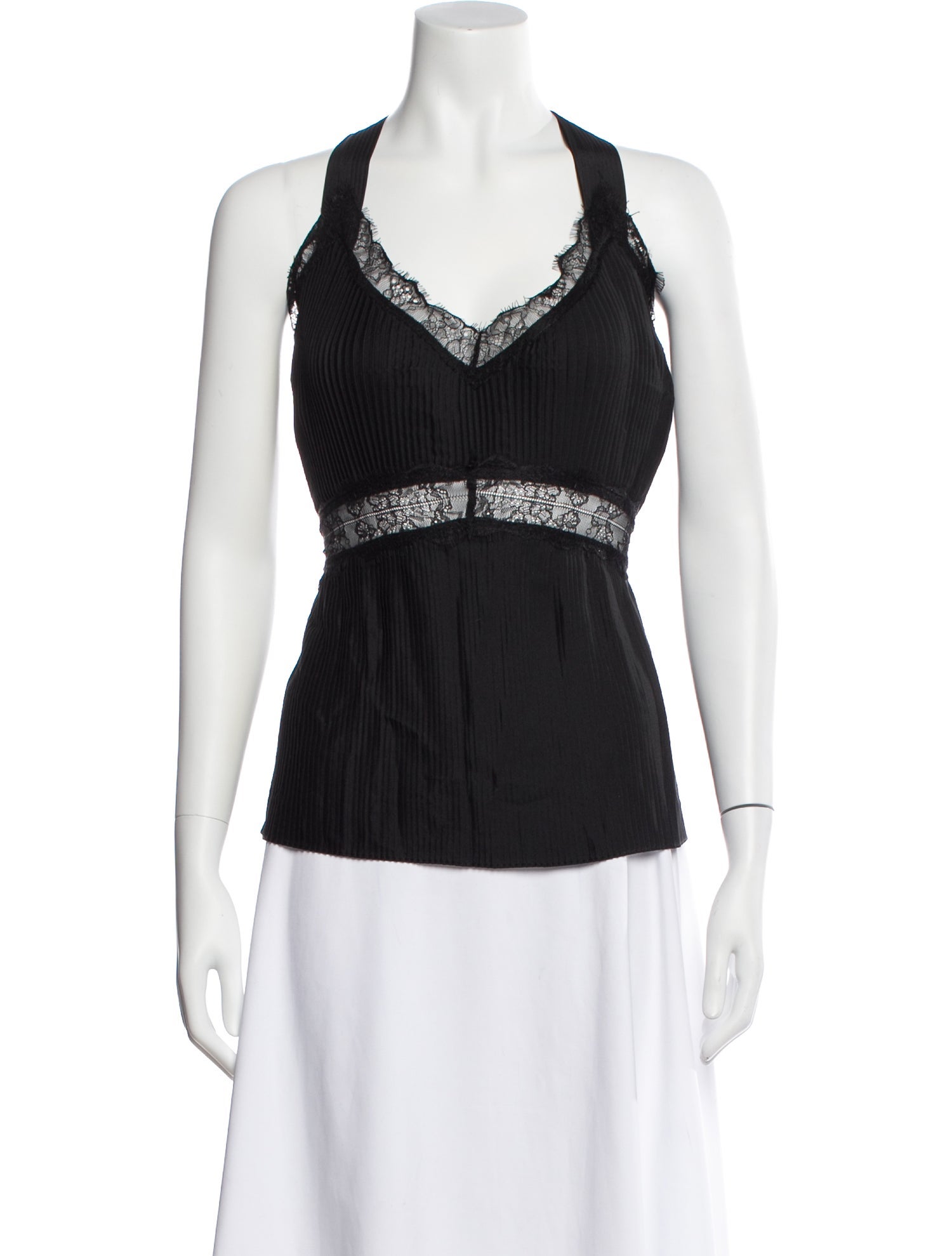 Sleeping with Jacques Silk Halterneck Top w/ Tags